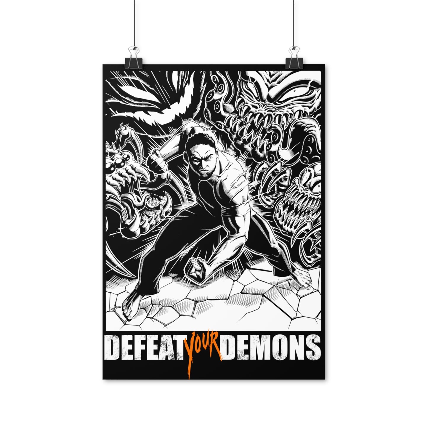 Defeat Your Demons - I Am Hero Poster