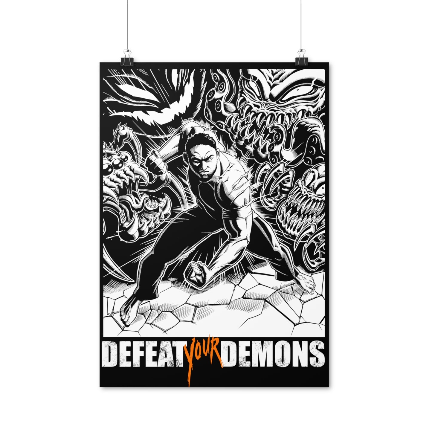 Defeat Your Demons - I Am Hero Poster