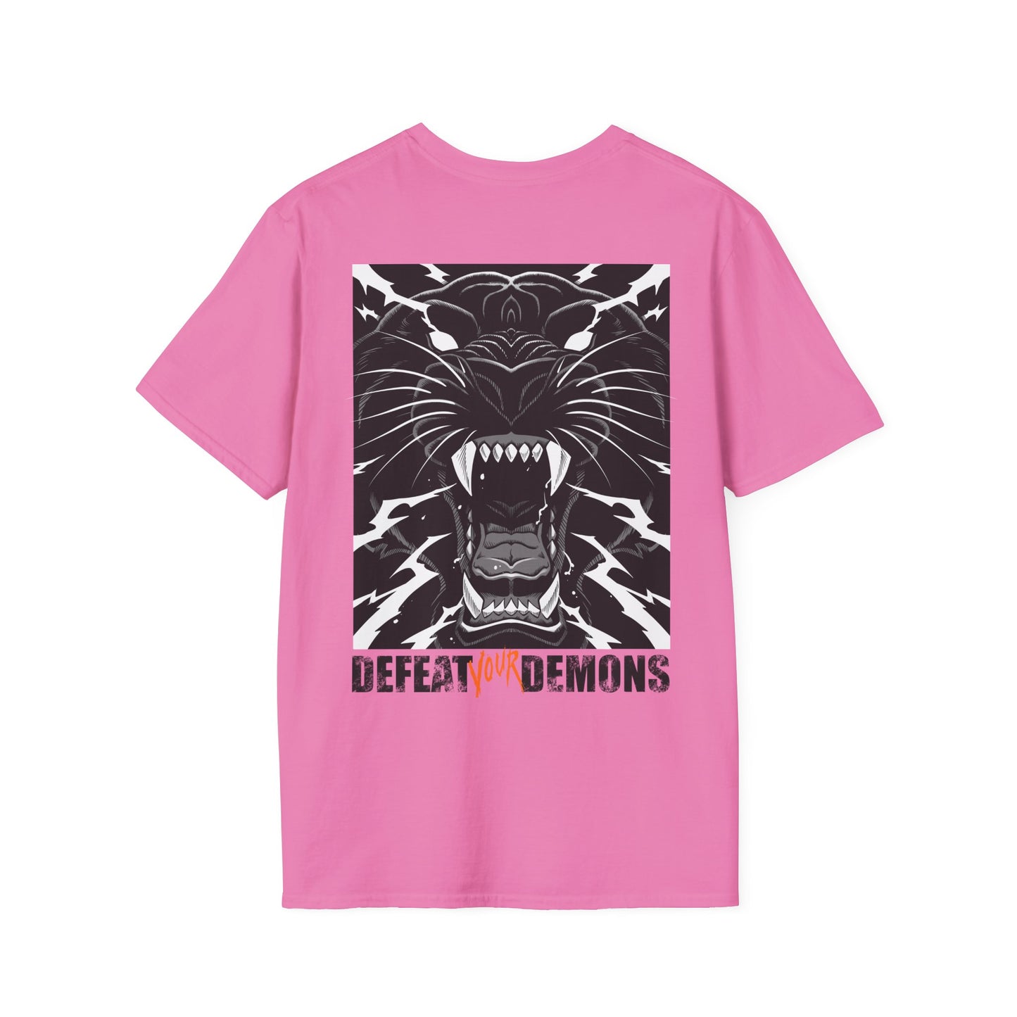 Defeat Your Demons - Black "Lightning" Panther - Unisex T-shirt