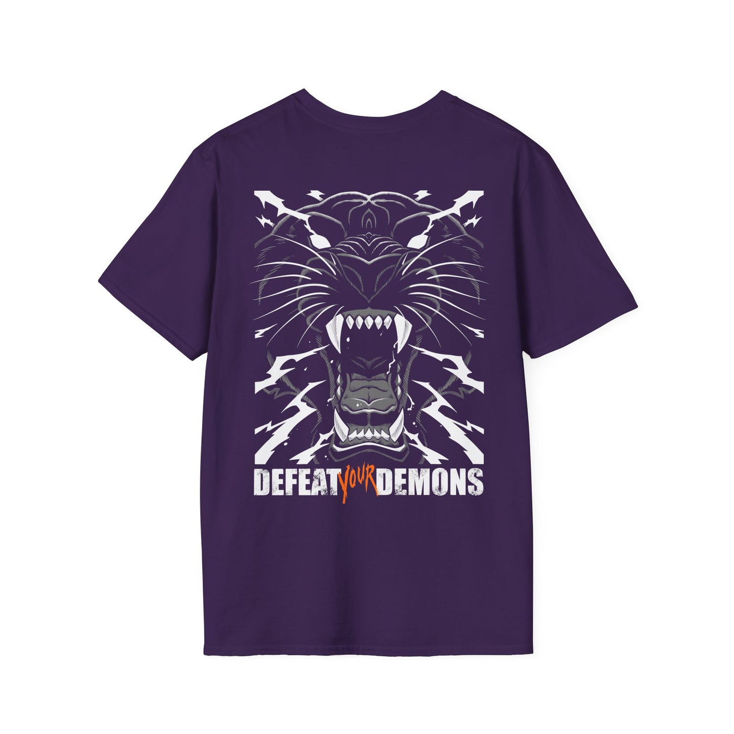 Defeat Your Demons - Black "Lightning" Panther - Unisex T-shirt