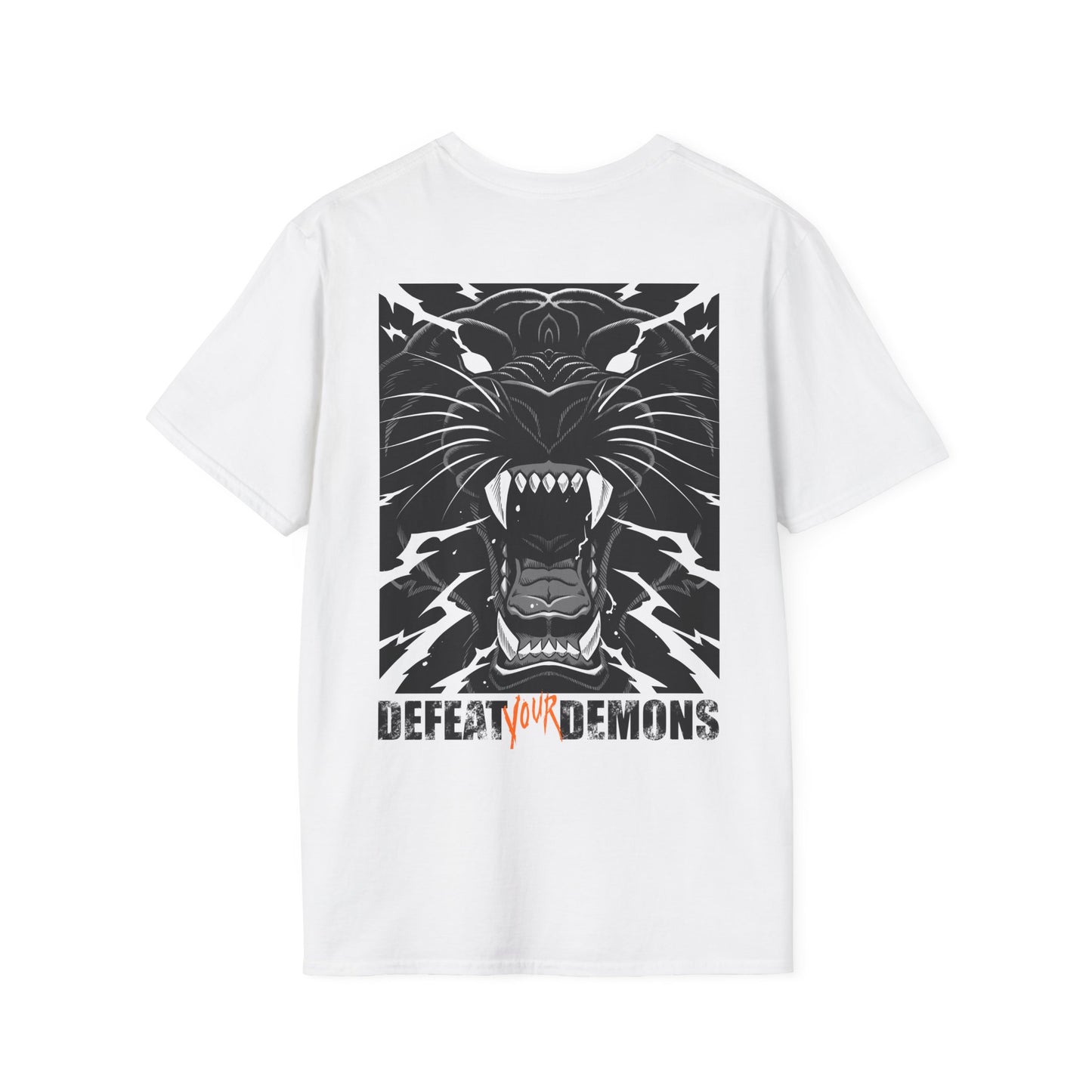 Defeat Your Demons - Black "Lightning" Panther - Unisex T-shirt