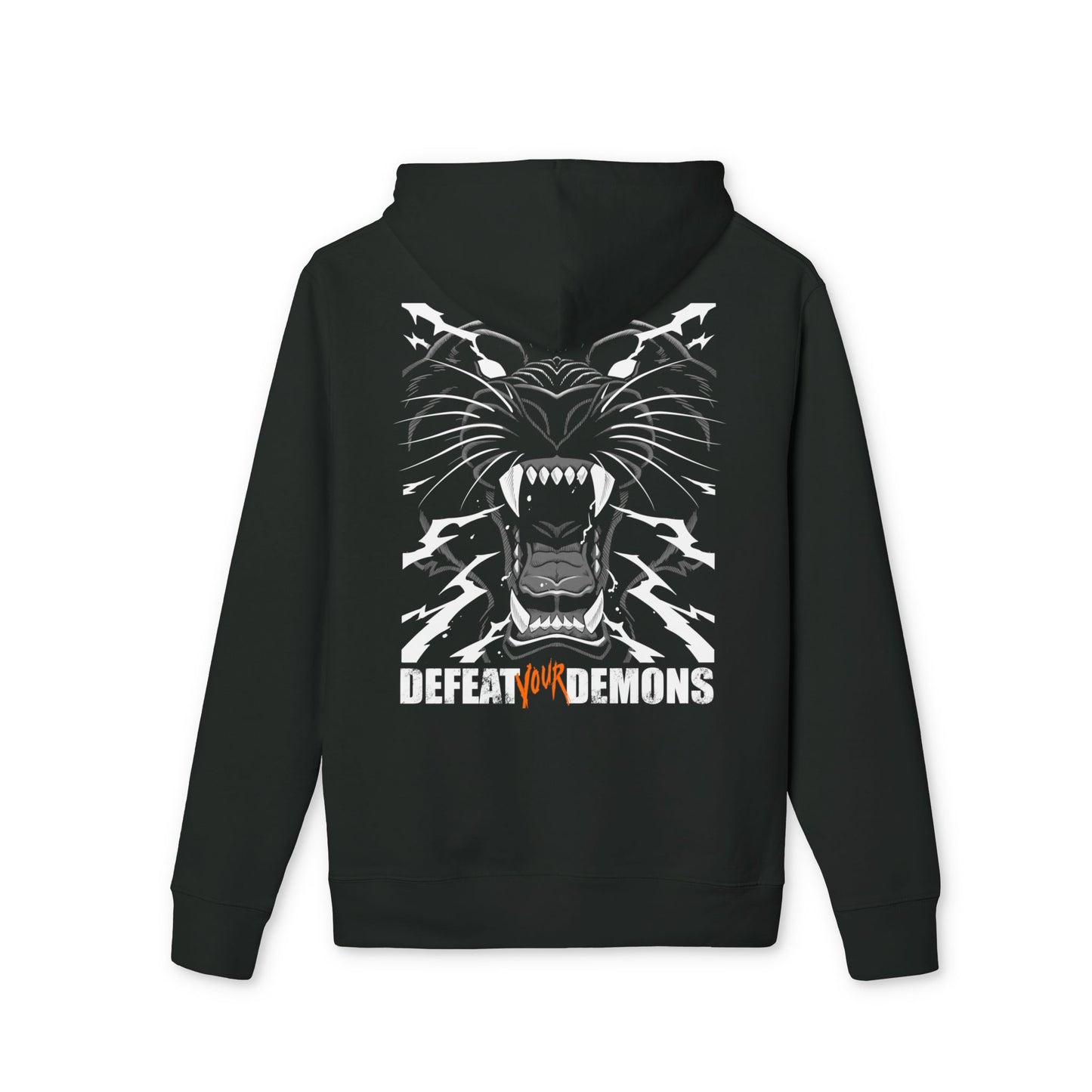 Defeat Your Demons - Black "Lightning" Panther - Unisex Hoody
