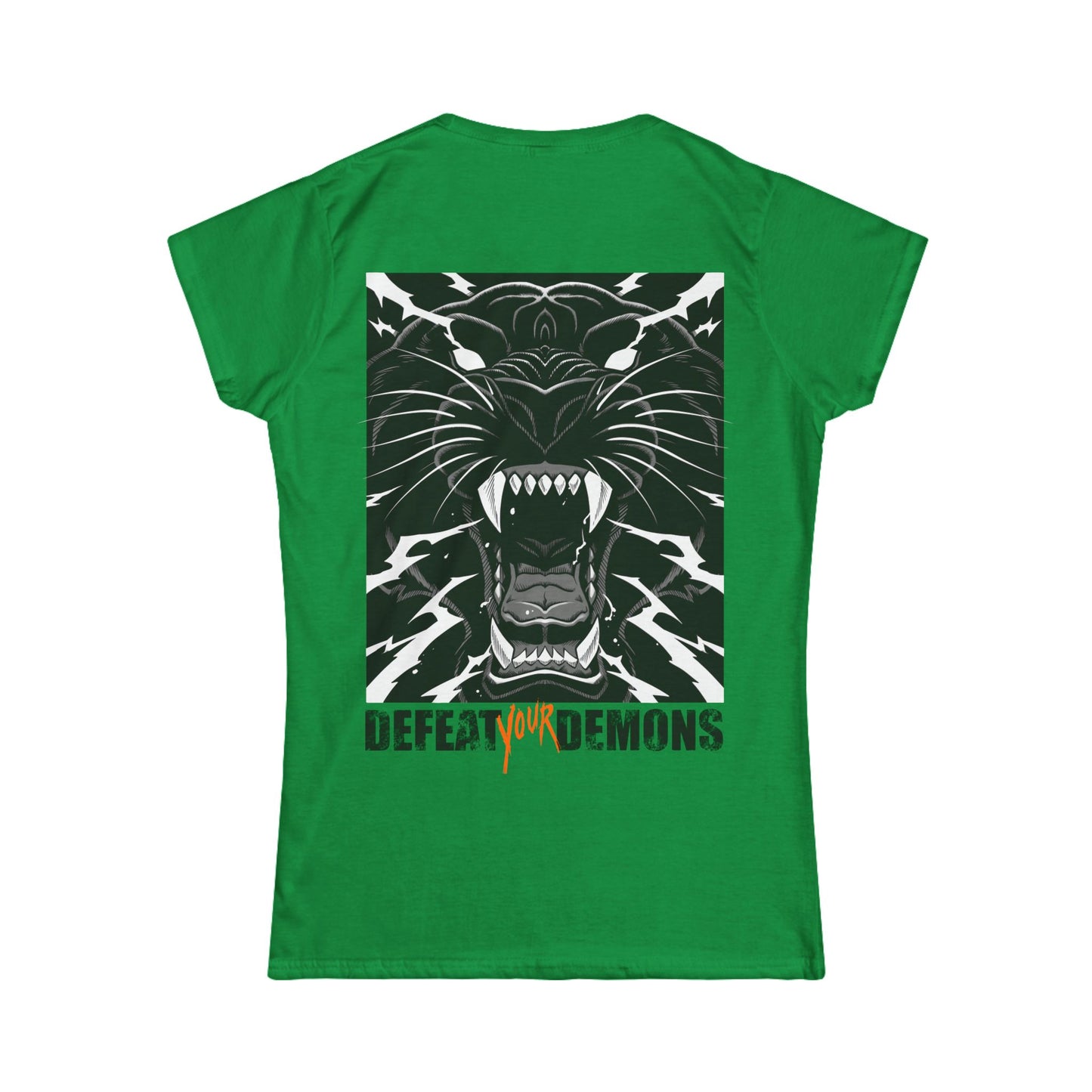 Defeat Your Demons - Black "Lightning" Panther - Women's T-Shirt