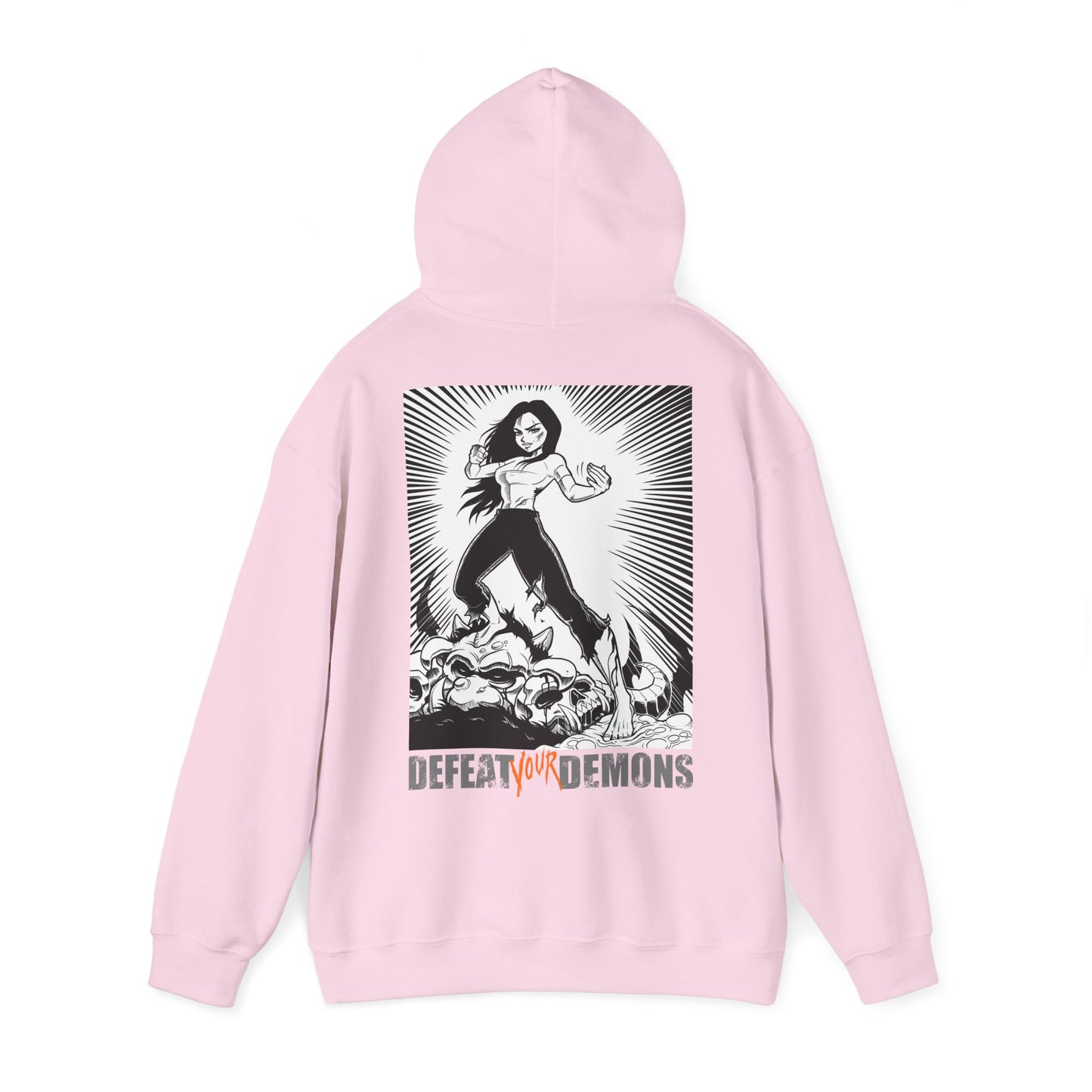 Defeat Your Demons - Unisex "Lyz Hero" Hoody