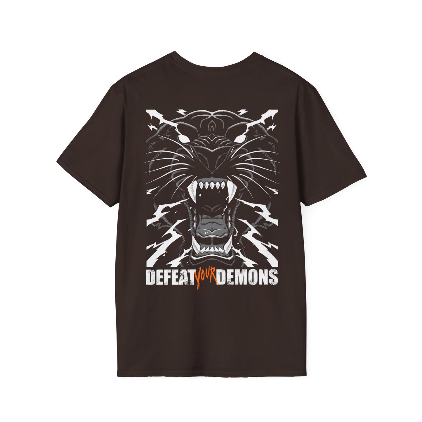 Defeat Your Demons - Black "Lightning" Panther - Unisex T-shirt