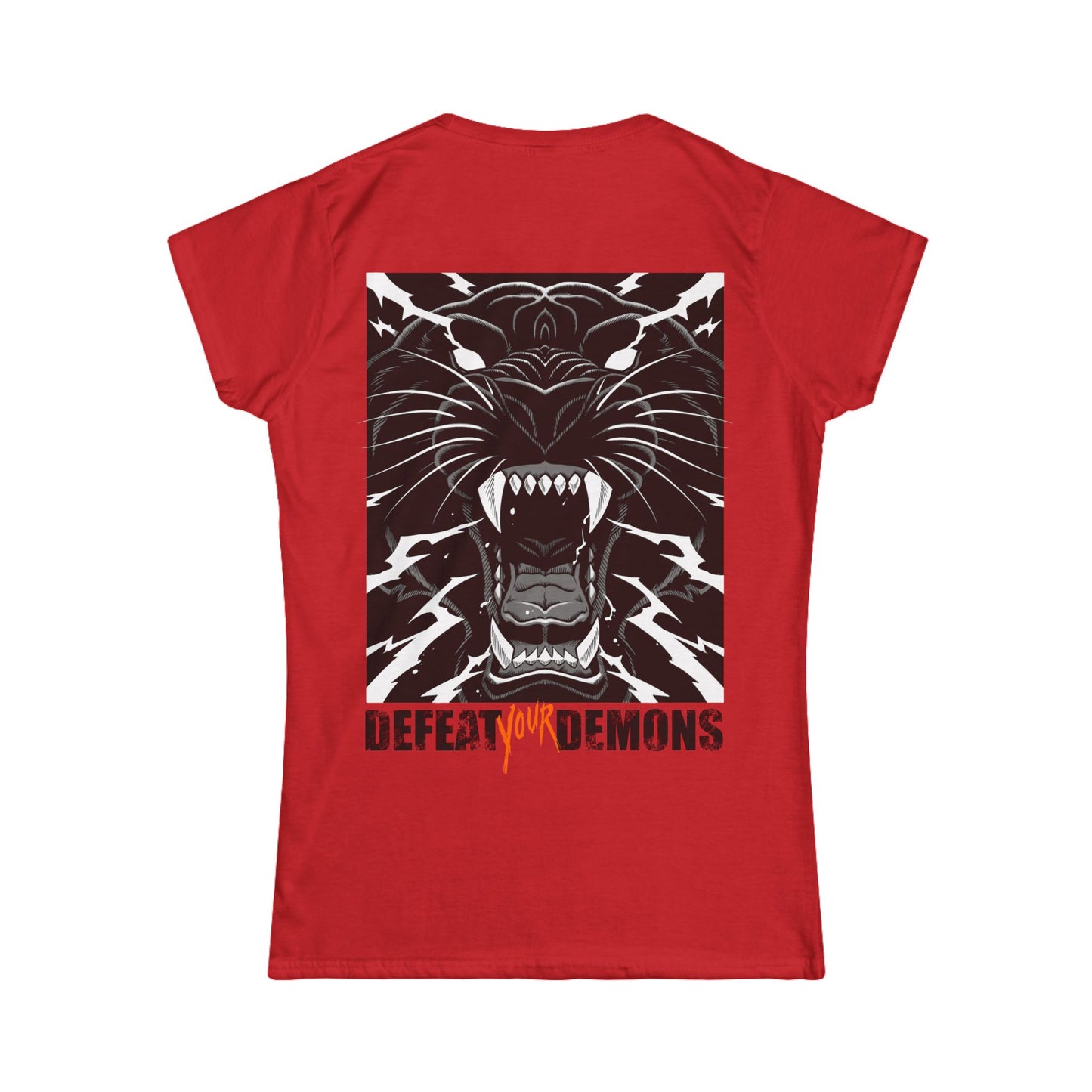 Defeat Your Demons - Black "Lightning" Panther - Women's T-Shirt