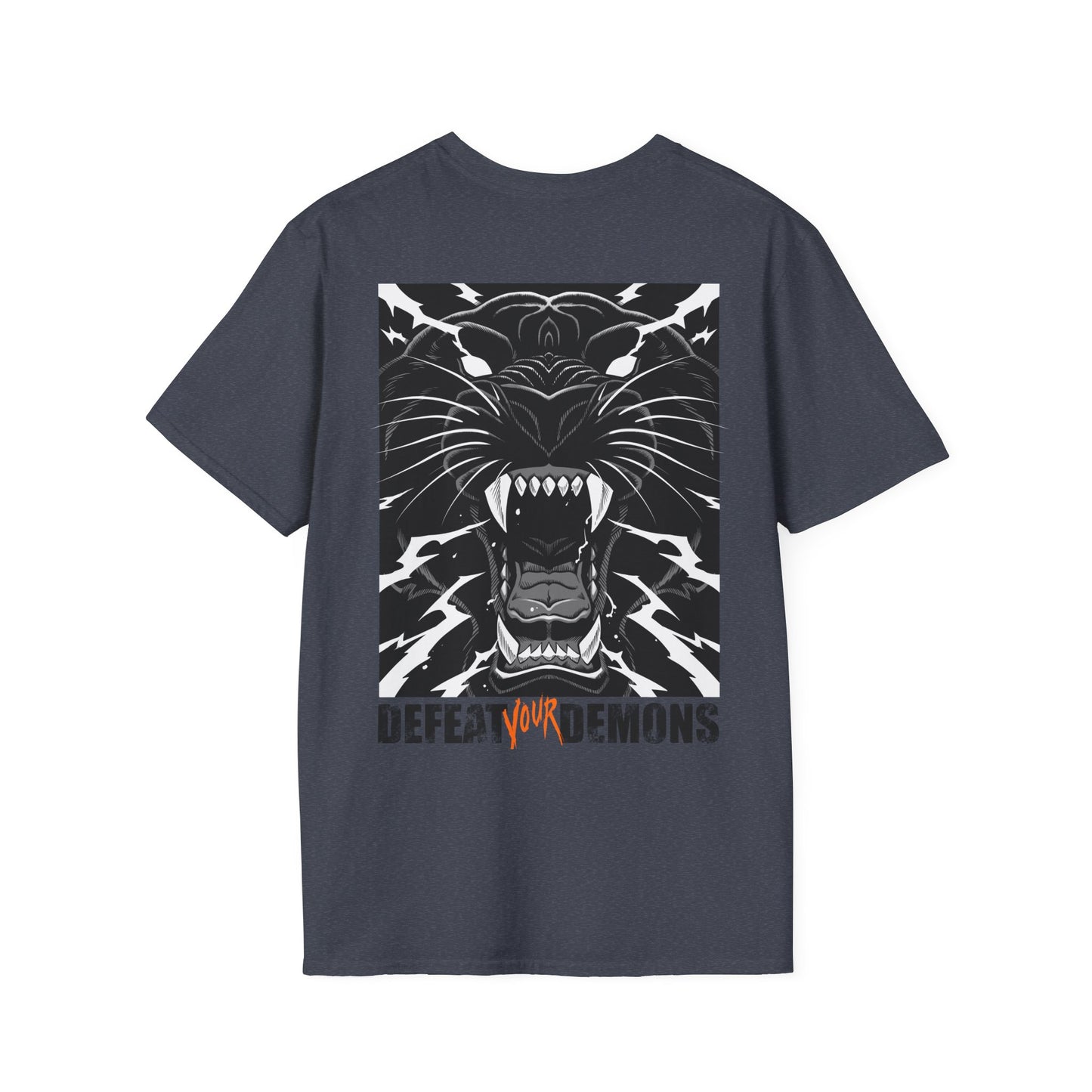 Defeat Your Demons - Black "Lightning" Panther - Unisex T-shirt