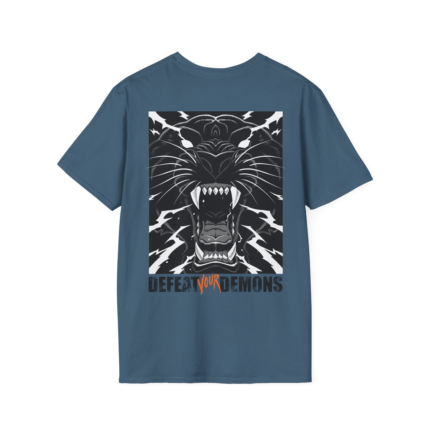 Defeat Your Demons - Black "Lightning" Panther - Unisex T-shirt