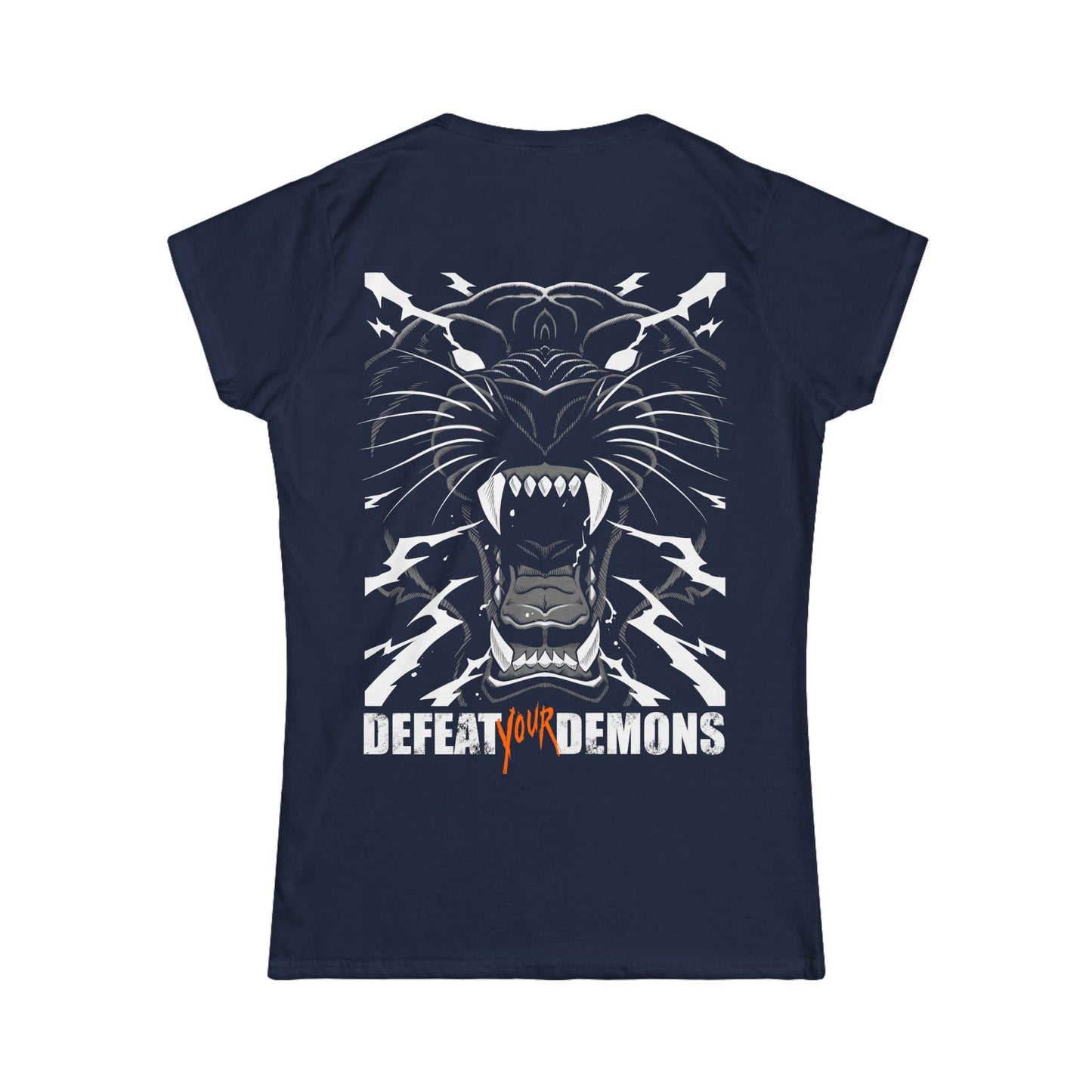 Defeat Your Demons - Black "Lightning" Panther - Women's T-Shirt