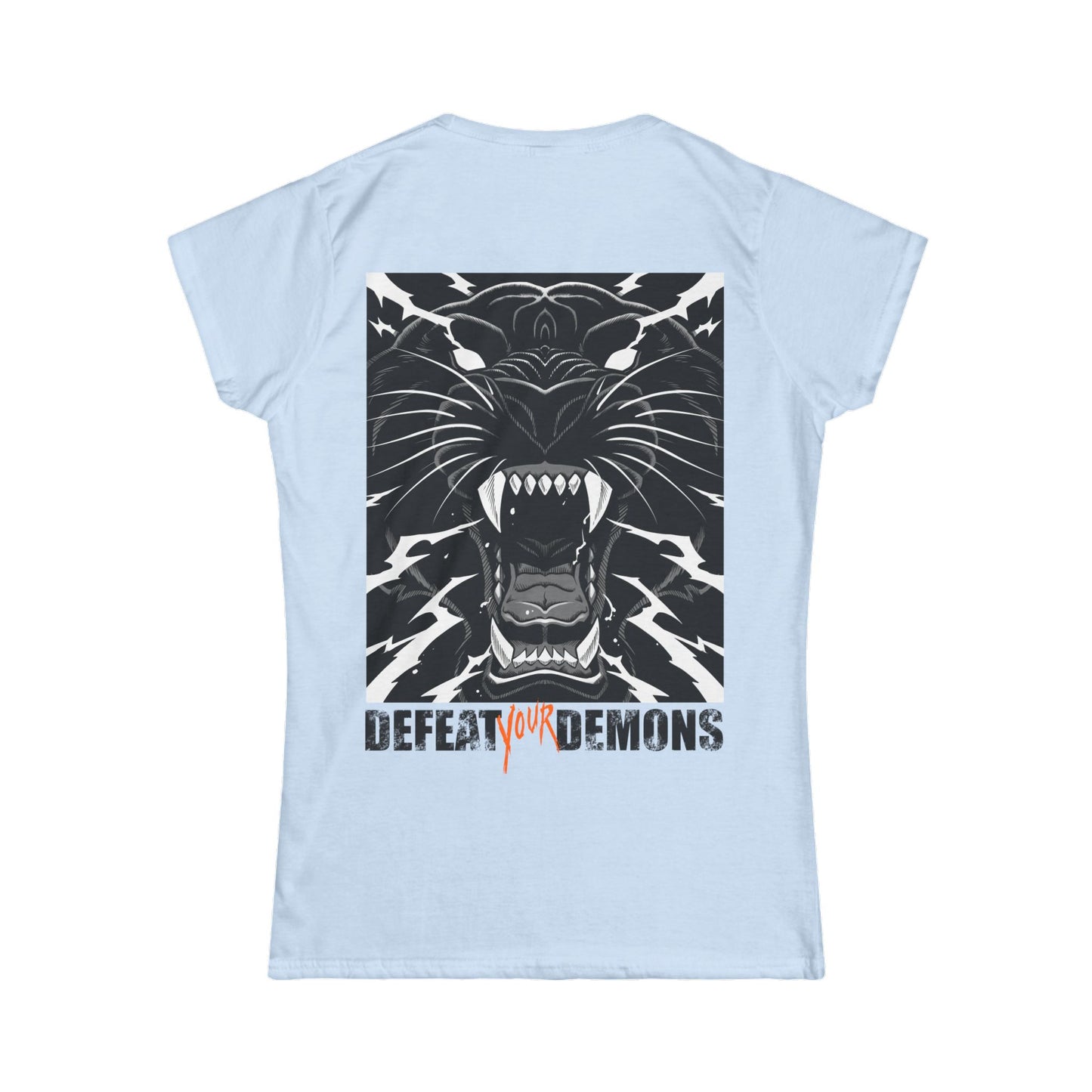 Defeat Your Demons - Black "Lightning" Panther - Women's T-Shirt