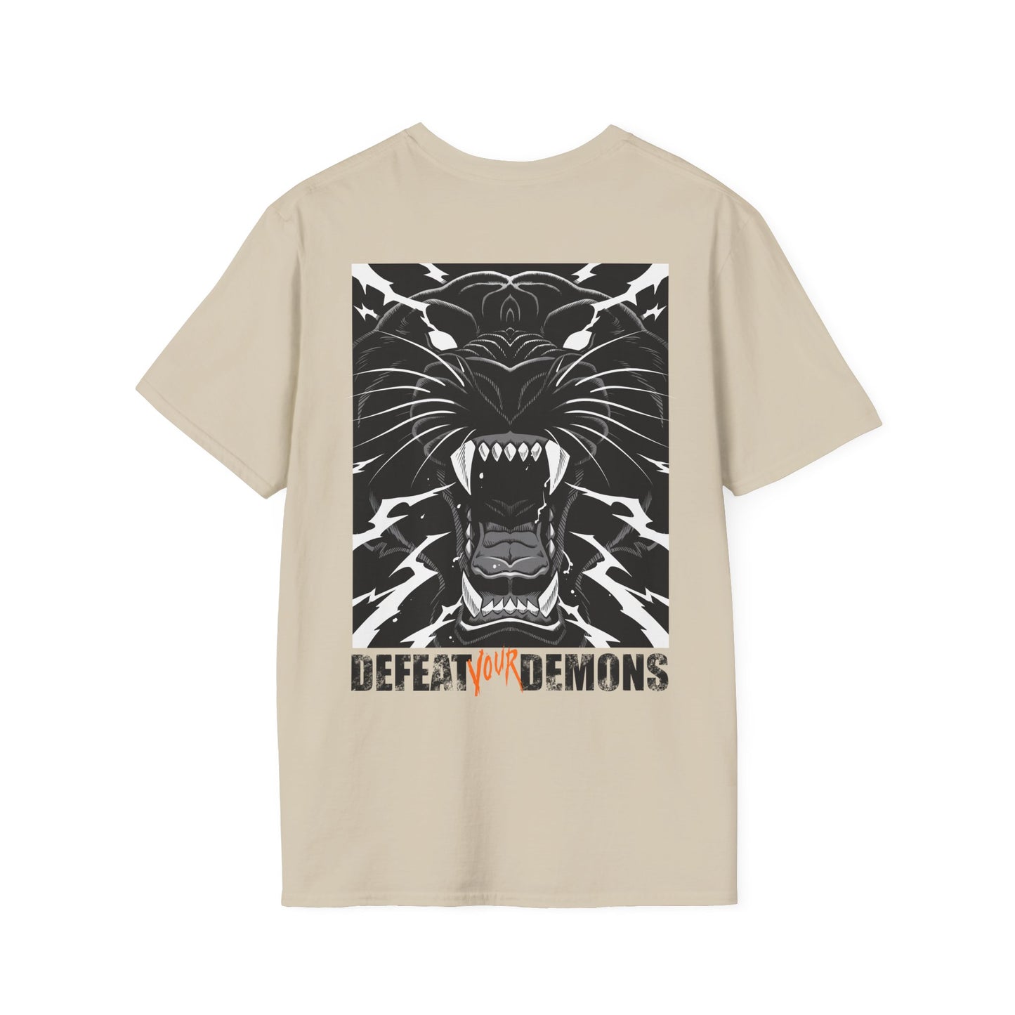 Defeat Your Demons - Black "Lightning" Panther - Unisex T-shirt