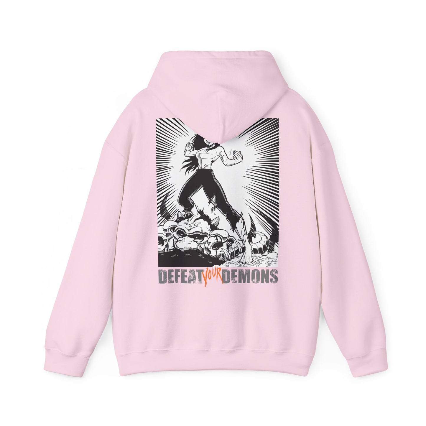 Defeat Your Demons - Unisex "Lyz Hero" Hoody