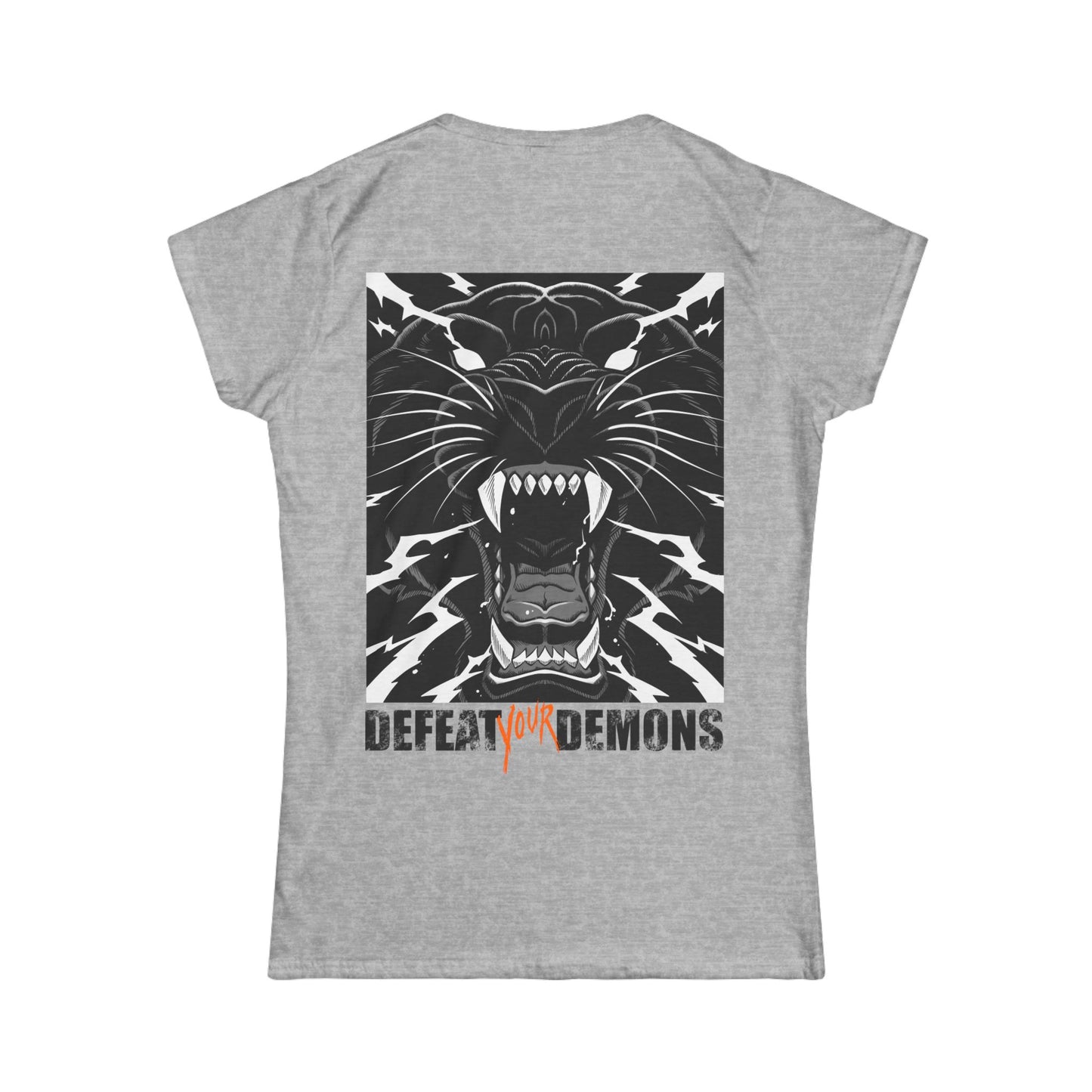 Defeat Your Demons - Black "Lightning" Panther - Women's T-Shirt