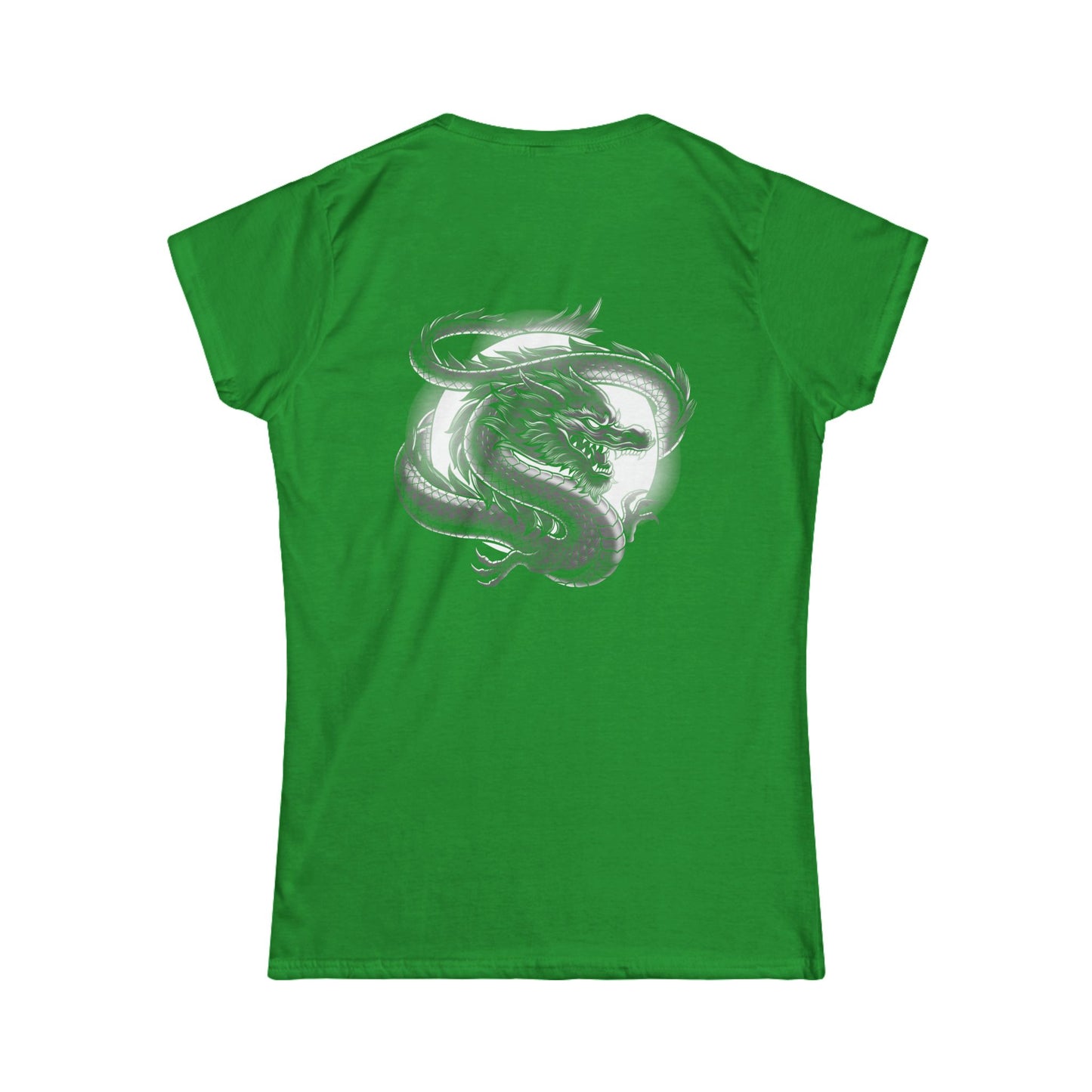 Women's T-Shirt - Moon Dragon - Power Elegance Softstyle Tee