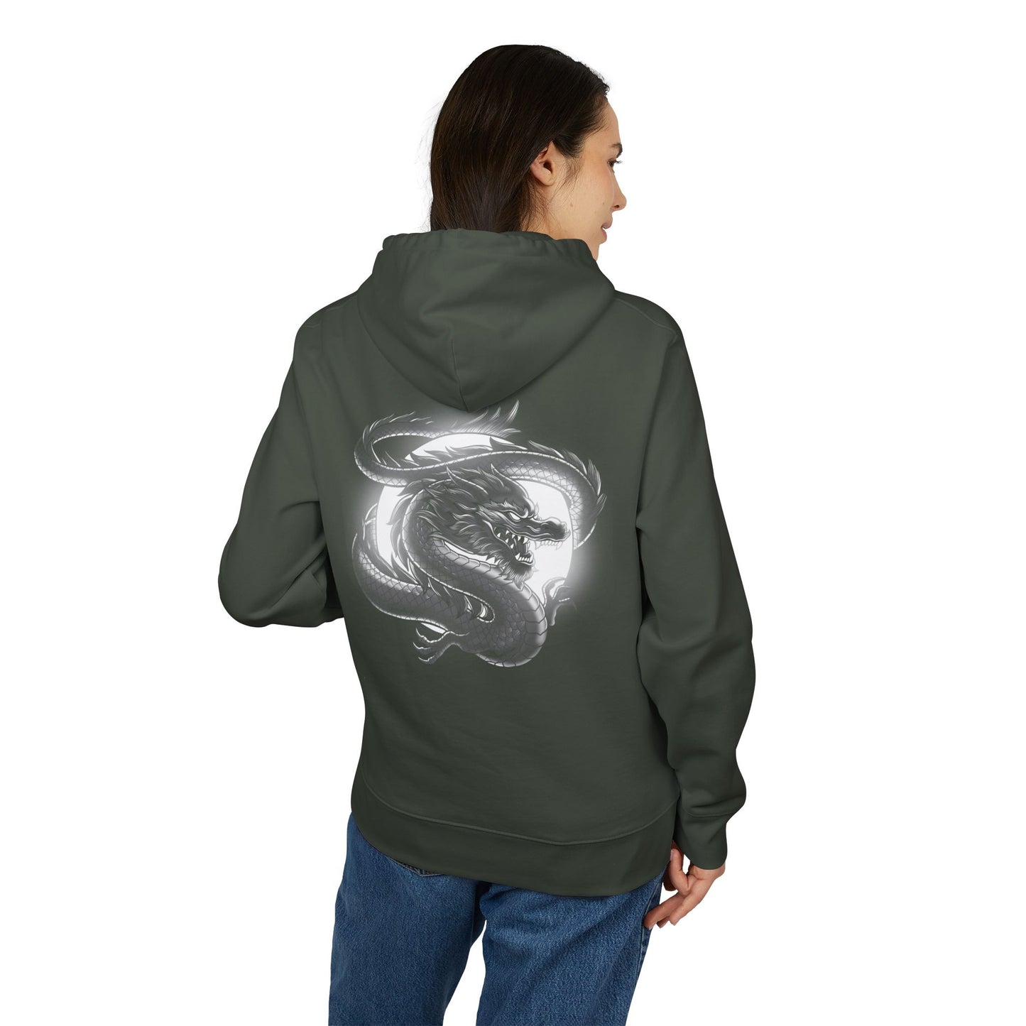 Defeat Your Demons - Moon Dragon - Unisex Hoody