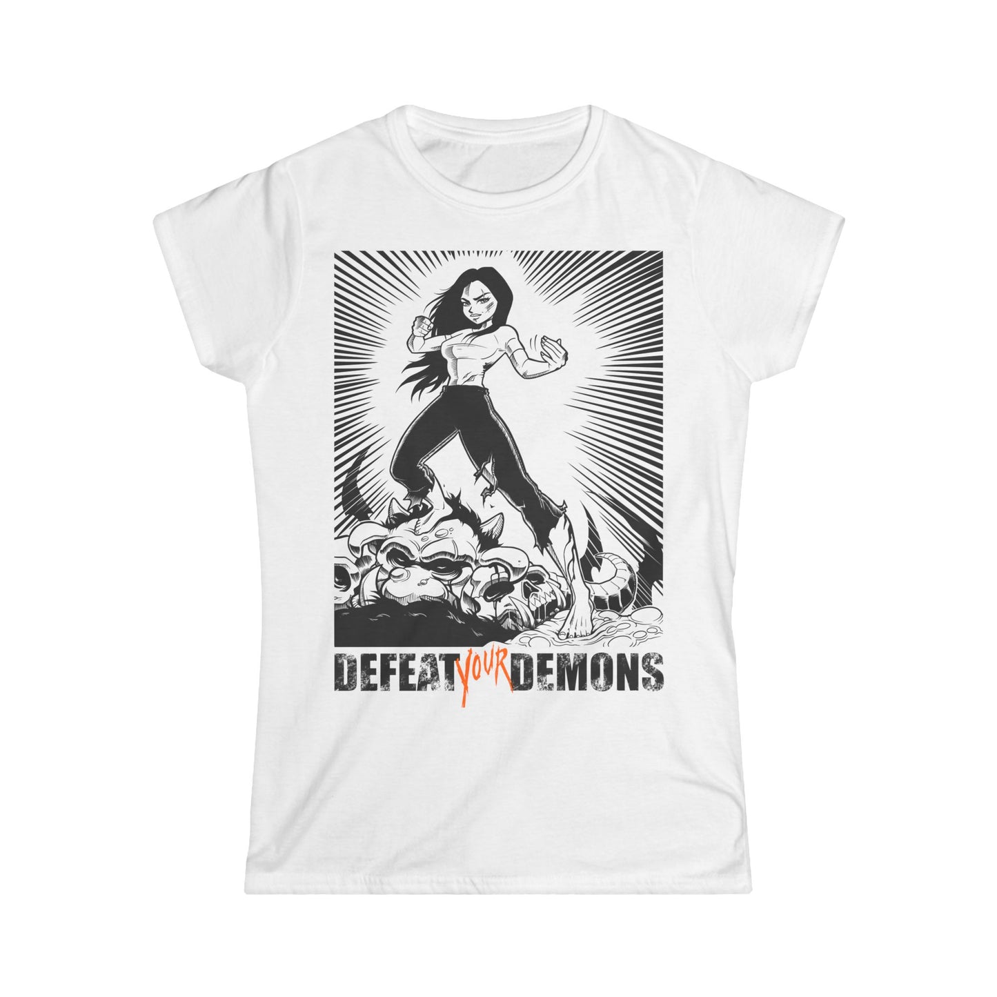 Defeat Your Demons - Demon Slayer 'Lyz' - Women's T-Shirt