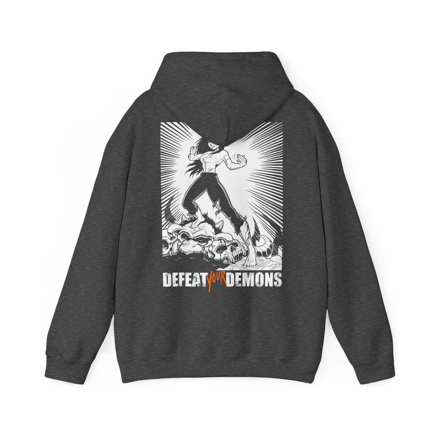 Defeat Your Demons - Unisex "Lyz Hero" Hoody