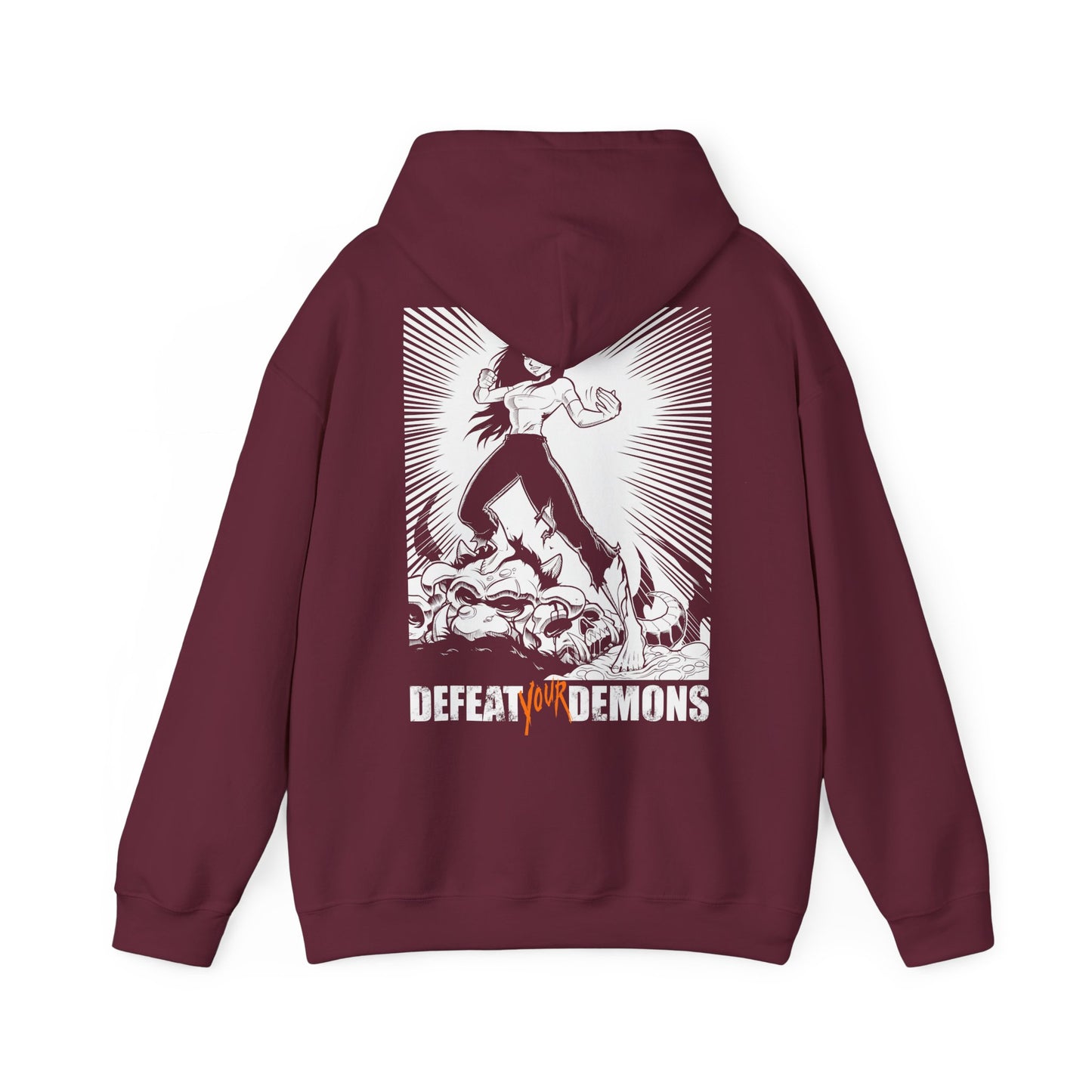 Defeat Your Demons - Unisex "Lyz Hero" Hoody