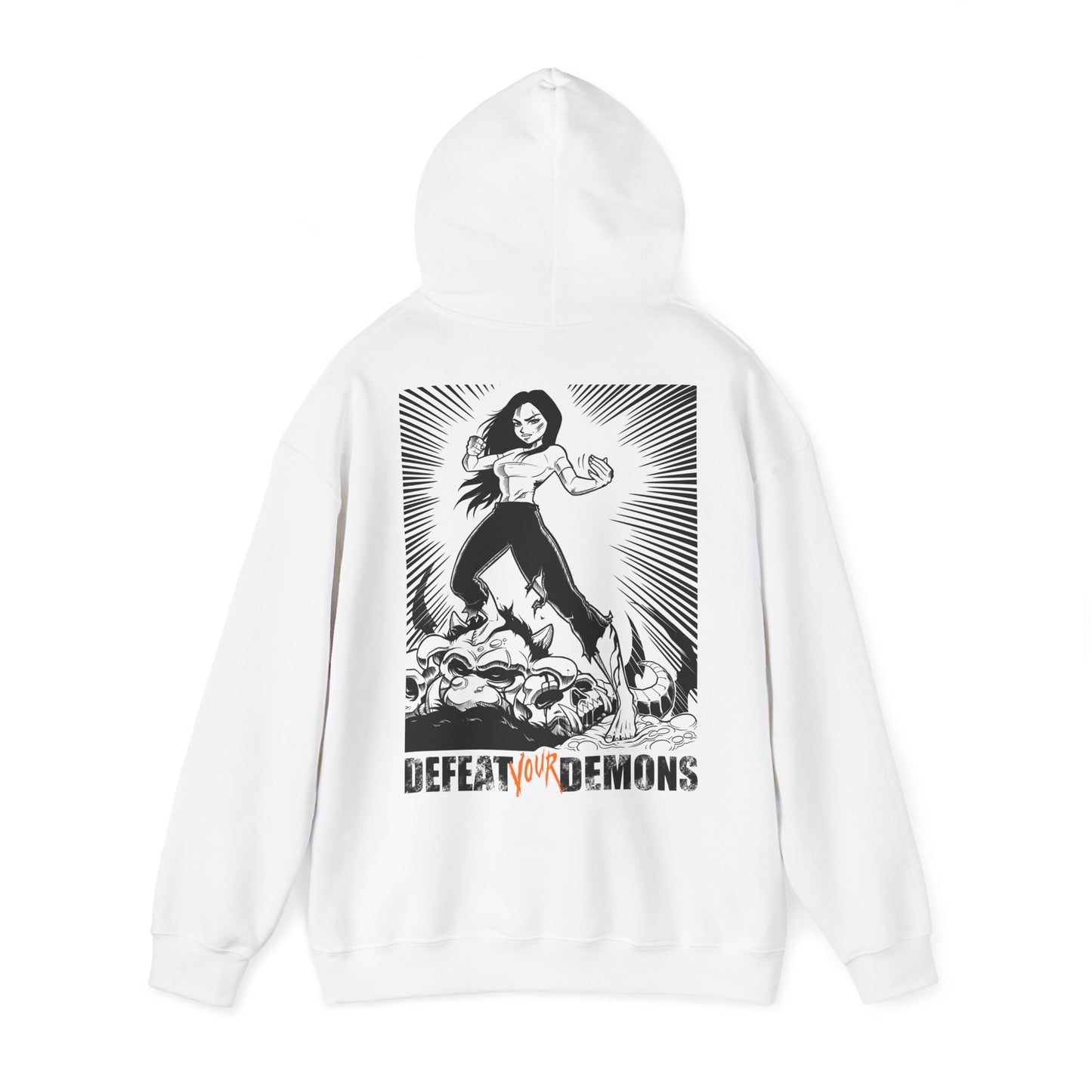 Defeat Your Demons - Unisex "Lyz Hero" Hoody