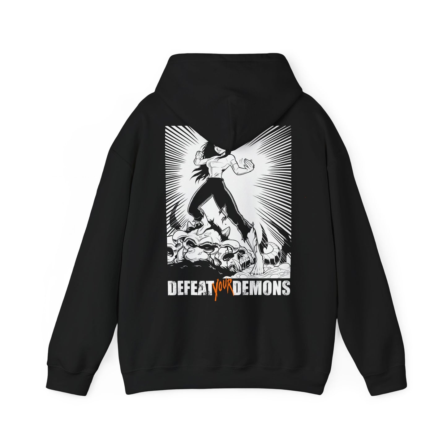 Defeat Your Demons - Unisex "Lyz Hero" Hoody