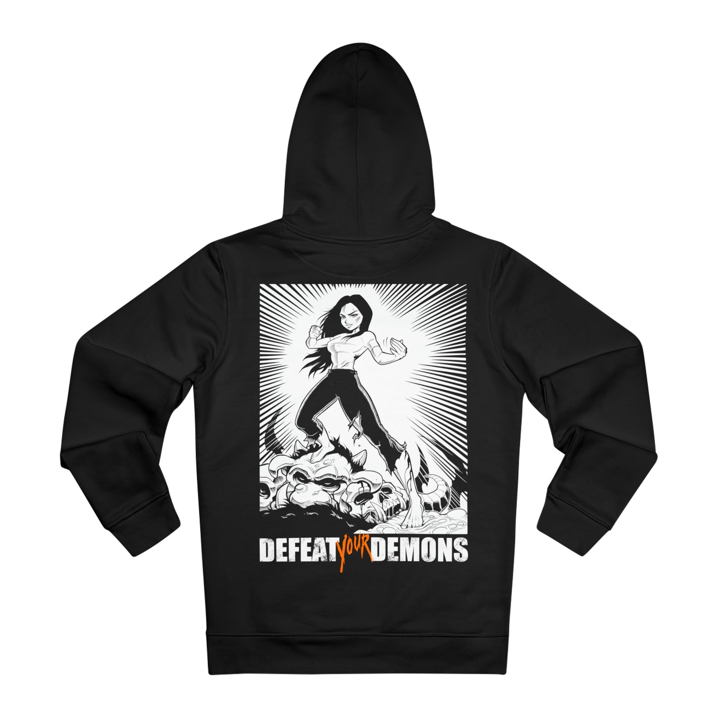 Defeat Your Demons - Unisex "Lyz Hero" Hoody