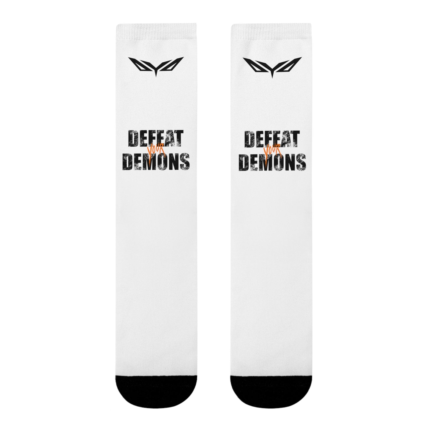 Defeat Your Demons Crew Socks