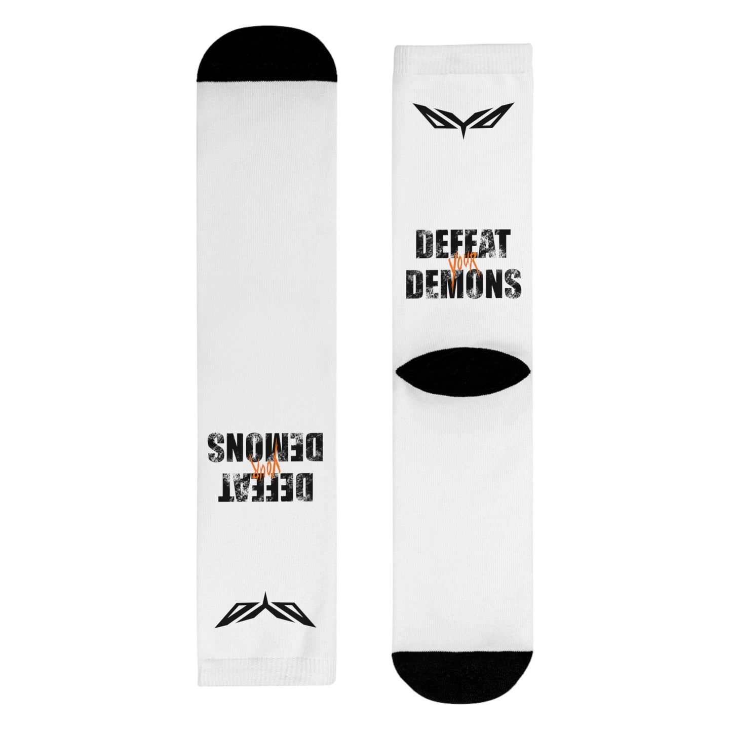 Defeat Your Demons Crew Socks