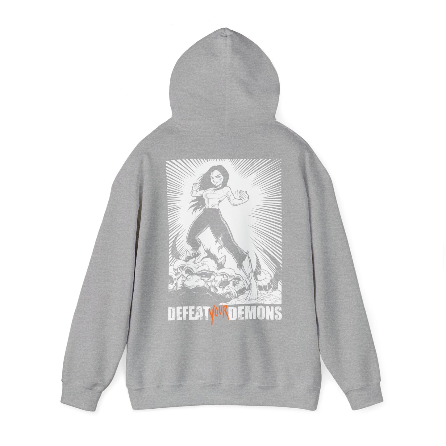 Defeat Your Demons - Unisex "Lyz Hero" Hoody