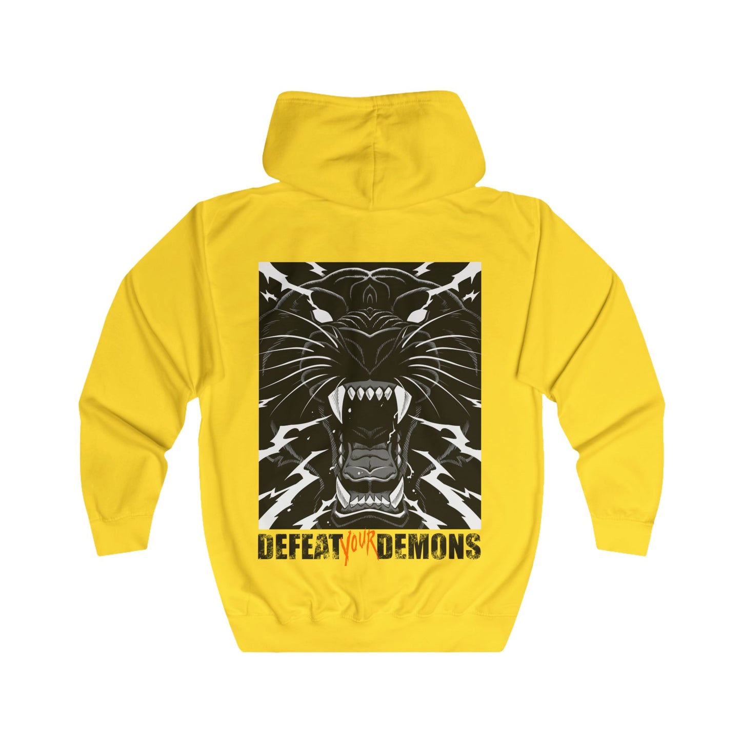 Defeat Your Demons - 'Black Lightning' Panther - Zipper Vest