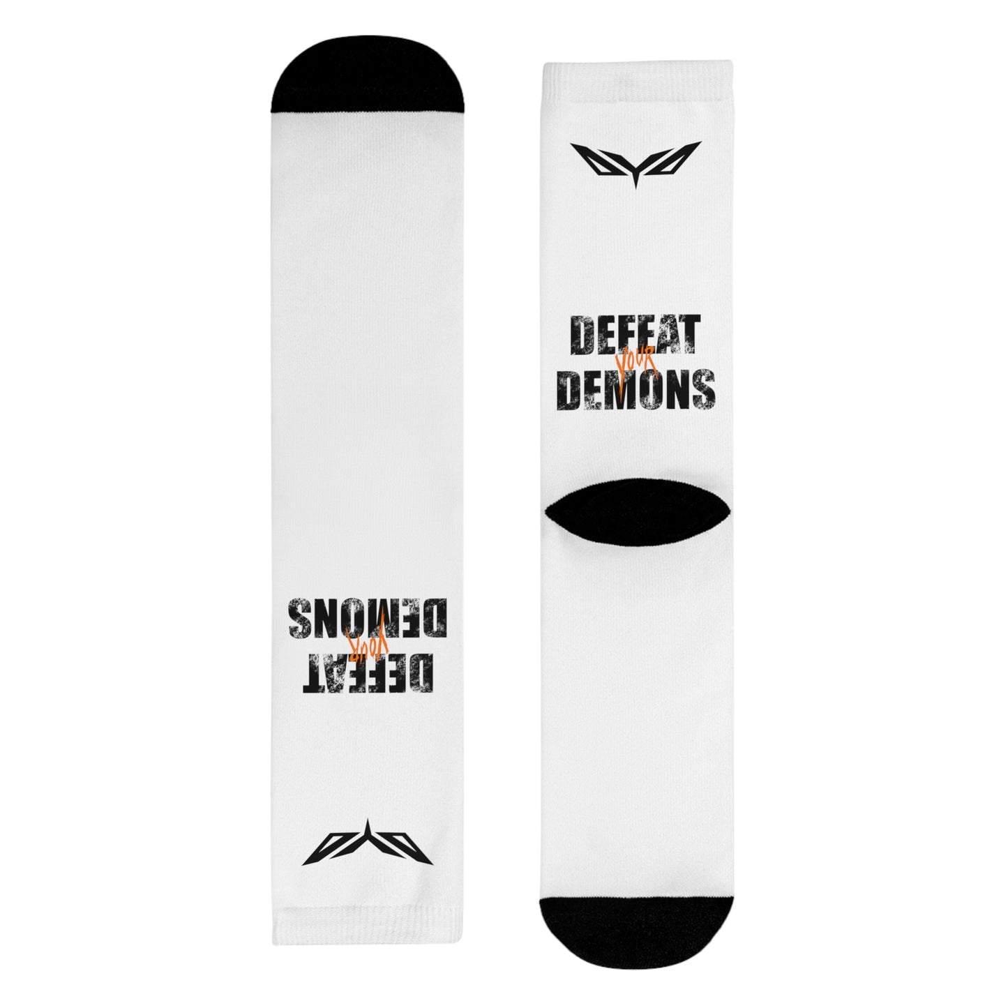 Defeat Your Demons Crew Socks