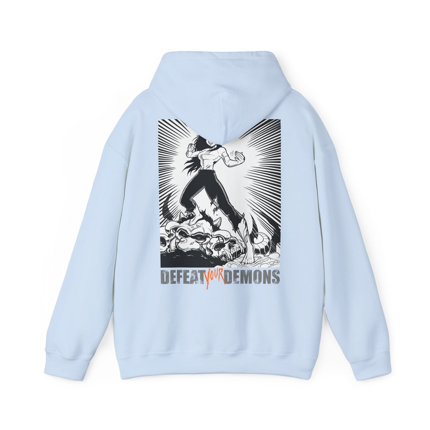 Defeat Your Demons - Unisex "Lyz Hero" Hoody