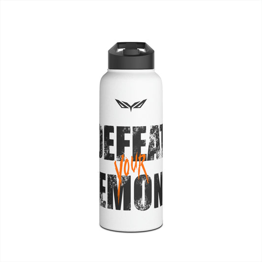 Defeat Your Demons Stainless Steel Water Bottle - 32oz/0.95L