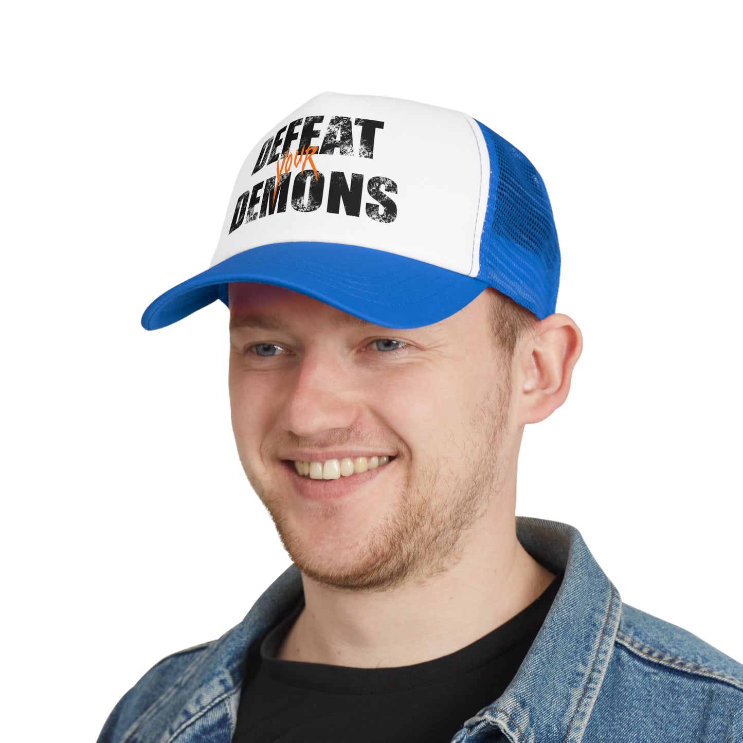 Defeat Your Demons -Mesh Cap