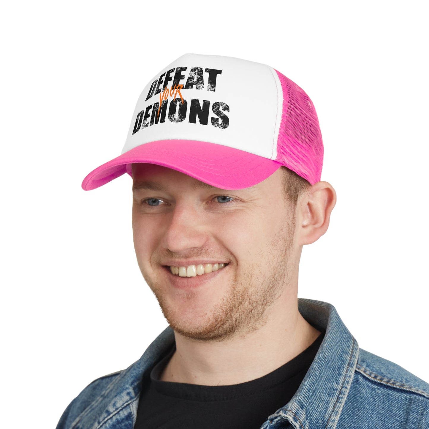 Defeat Your Demons -Mesh Cap