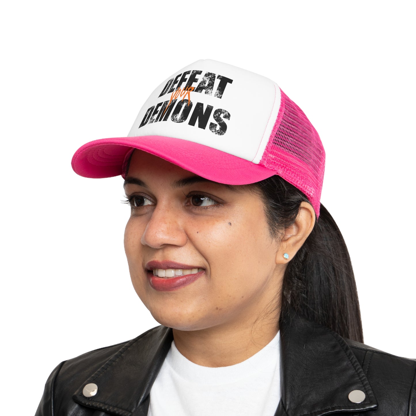 Defeat Your Demons -Mesh Cap