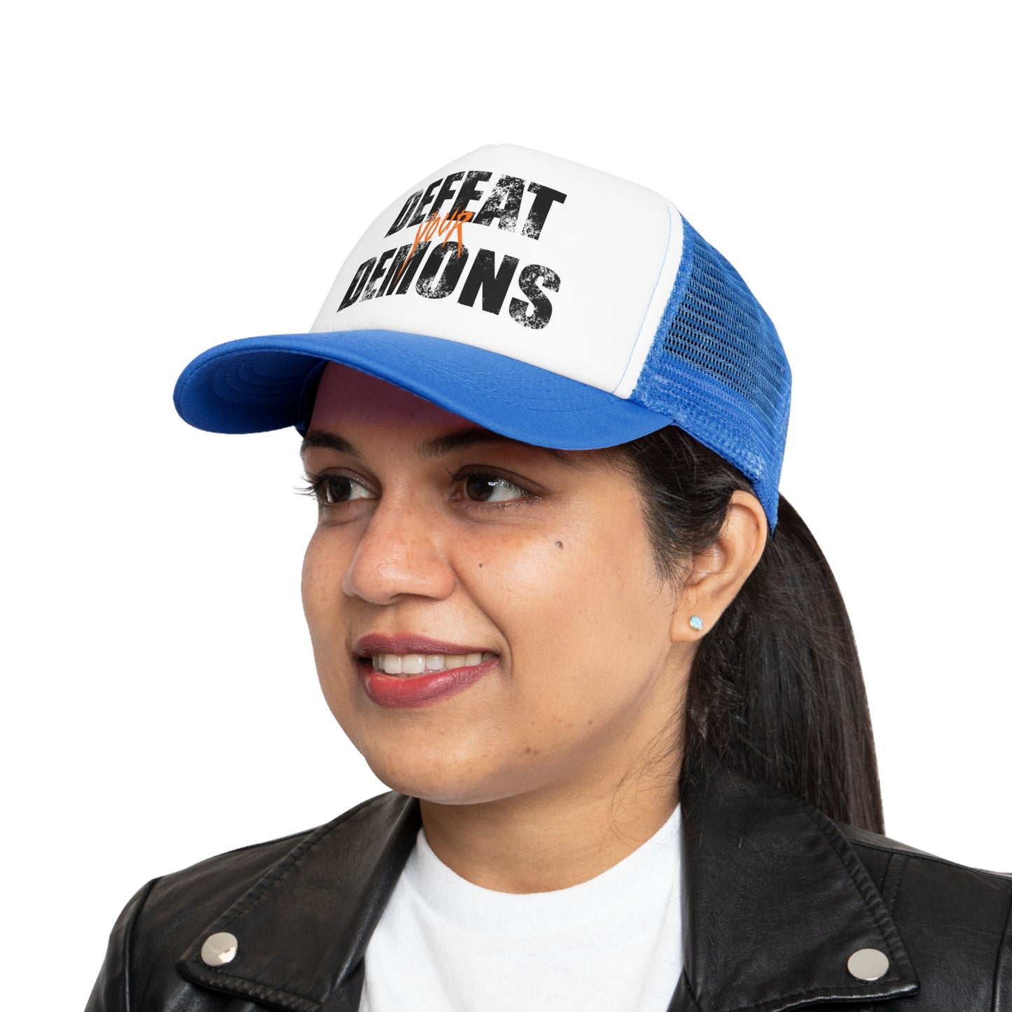 Defeat Your Demons -Mesh Cap