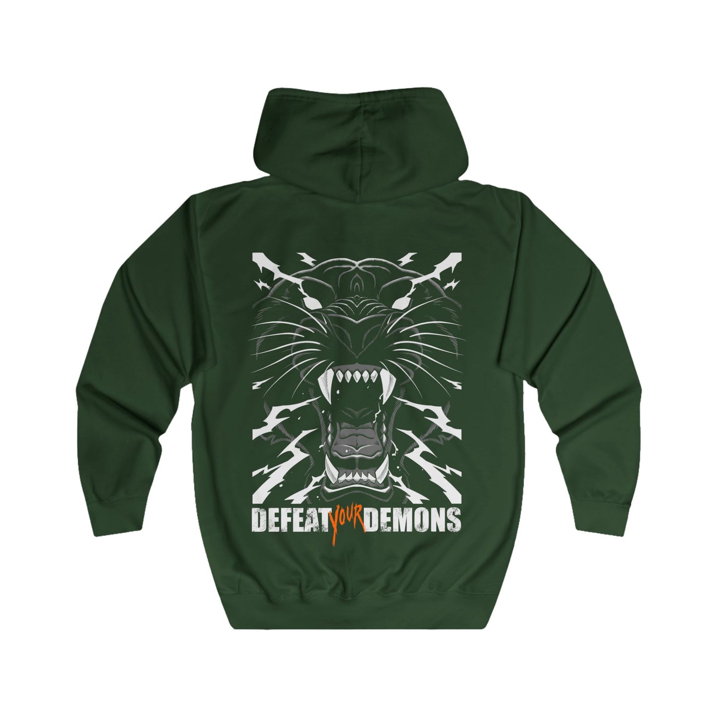 Defeat Your Demons - 'Black Lightning' Panther - Zipper Vest