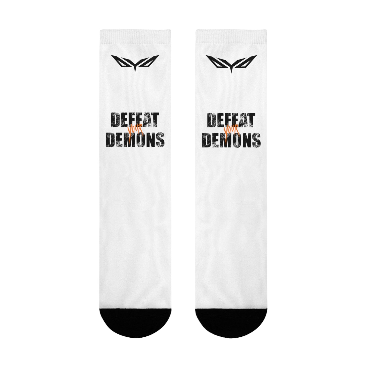 Defeat Your Demons Crew Socks