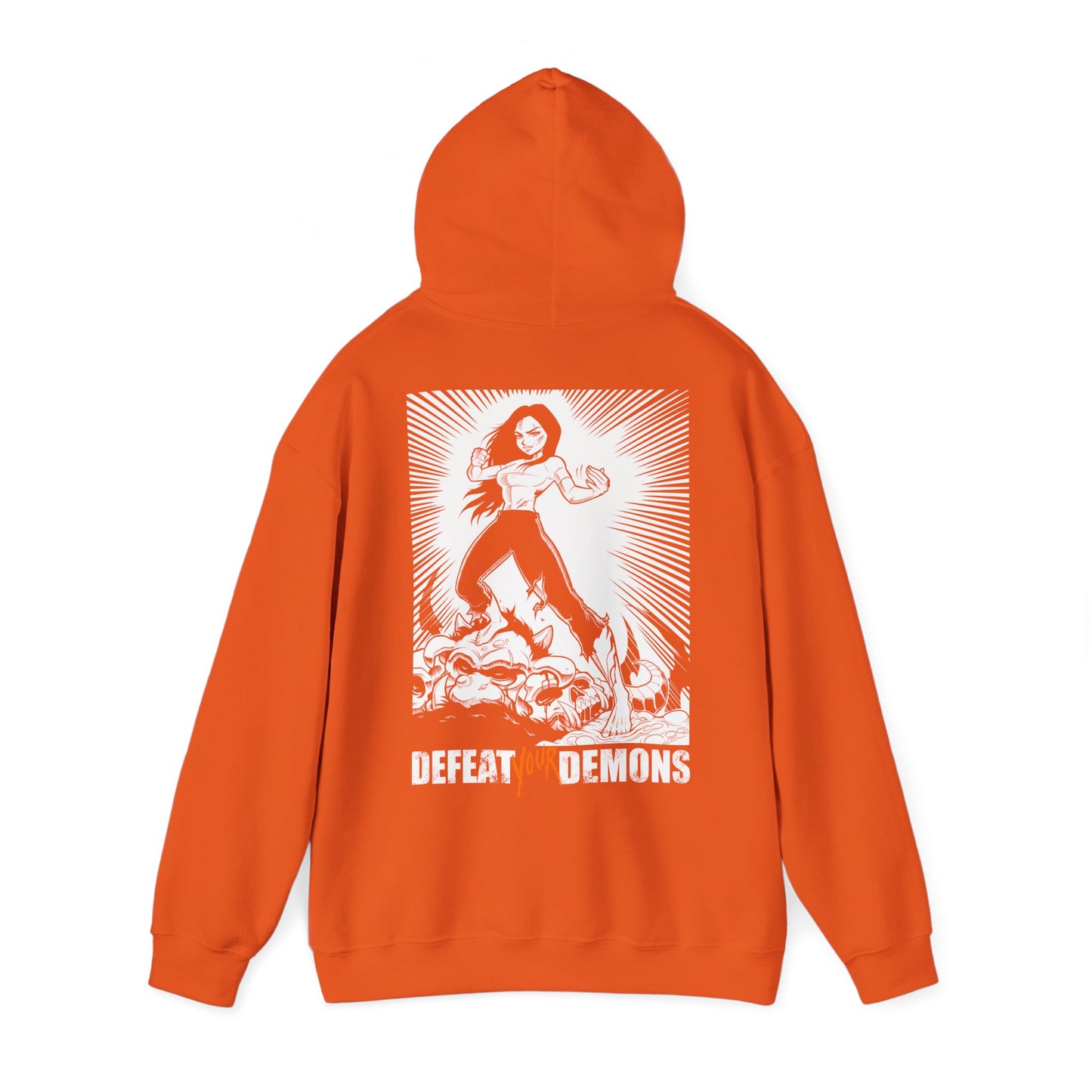 Defeat Your Demons - Unisex "Lyz Hero" Hoody