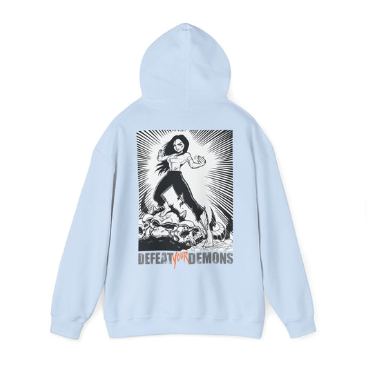 Defeat Your Demons - Unisex "Lyz Hero" Hoody