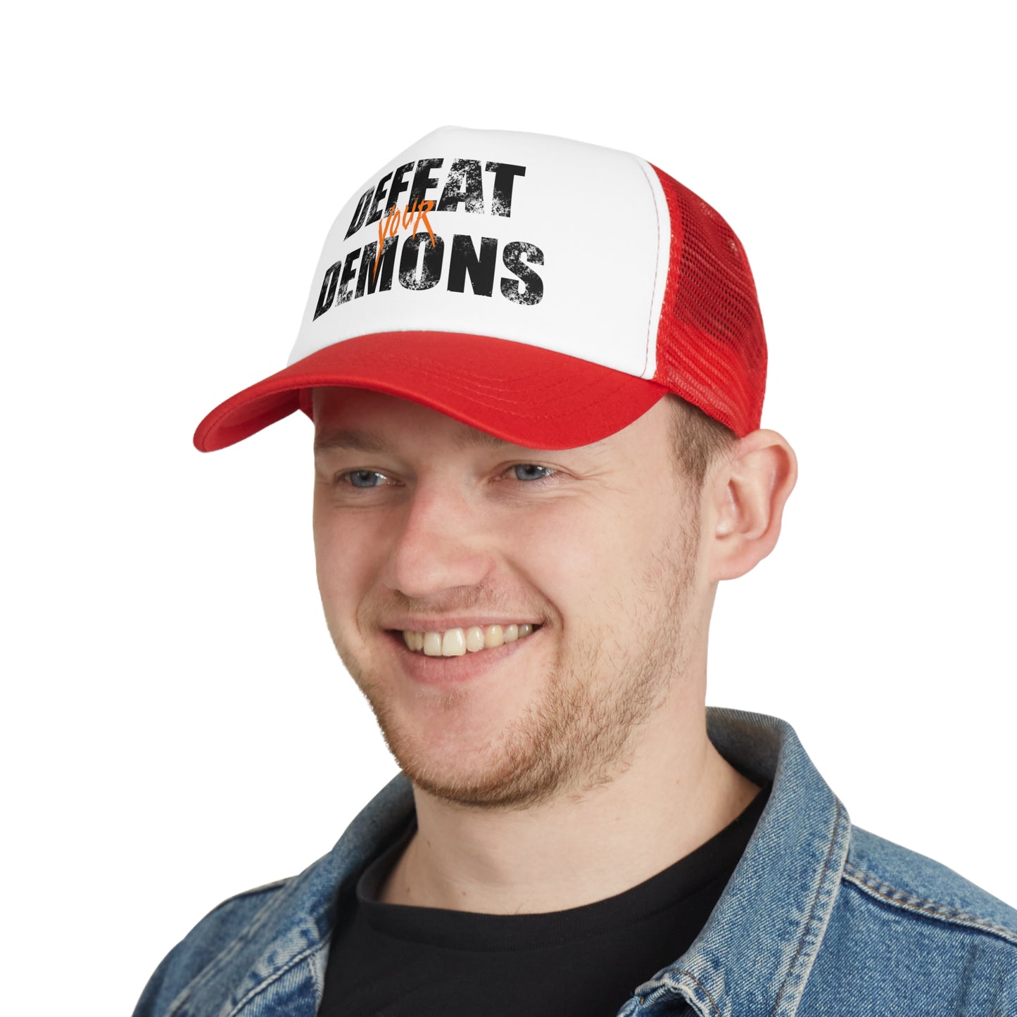 Defeat Your Demons -Mesh Cap