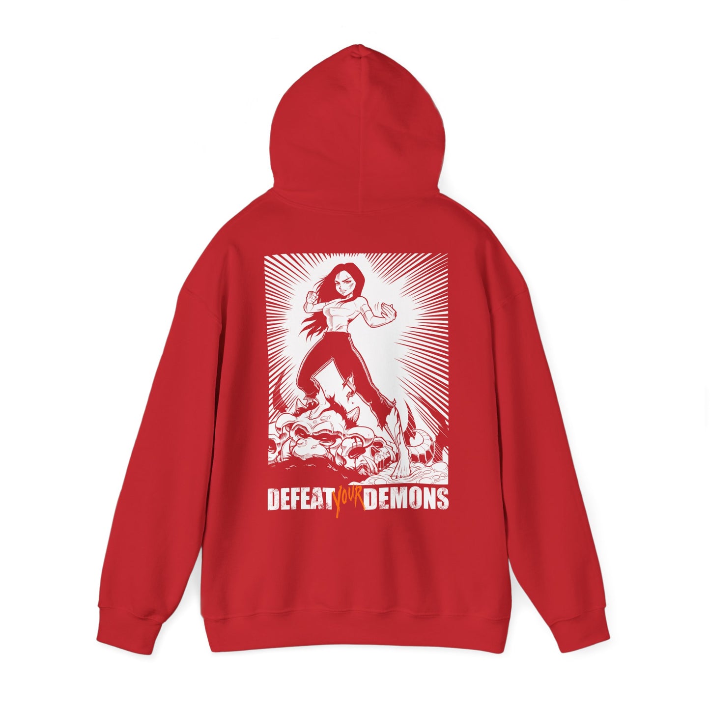 Defeat Your Demons - Unisex "Lyz Hero" Hoody