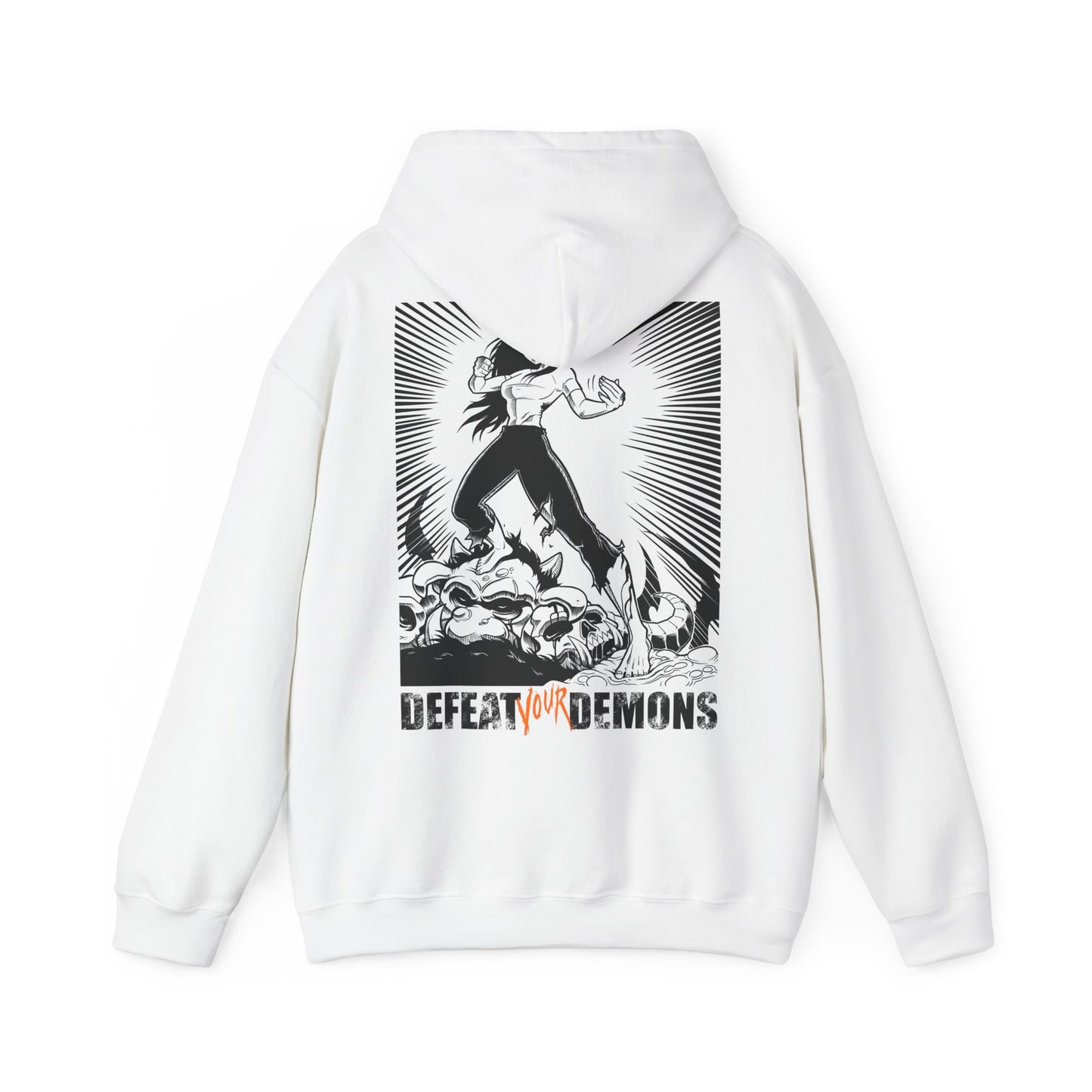 Defeat Your Demons - Unisex "Lyz Hero" Hoody