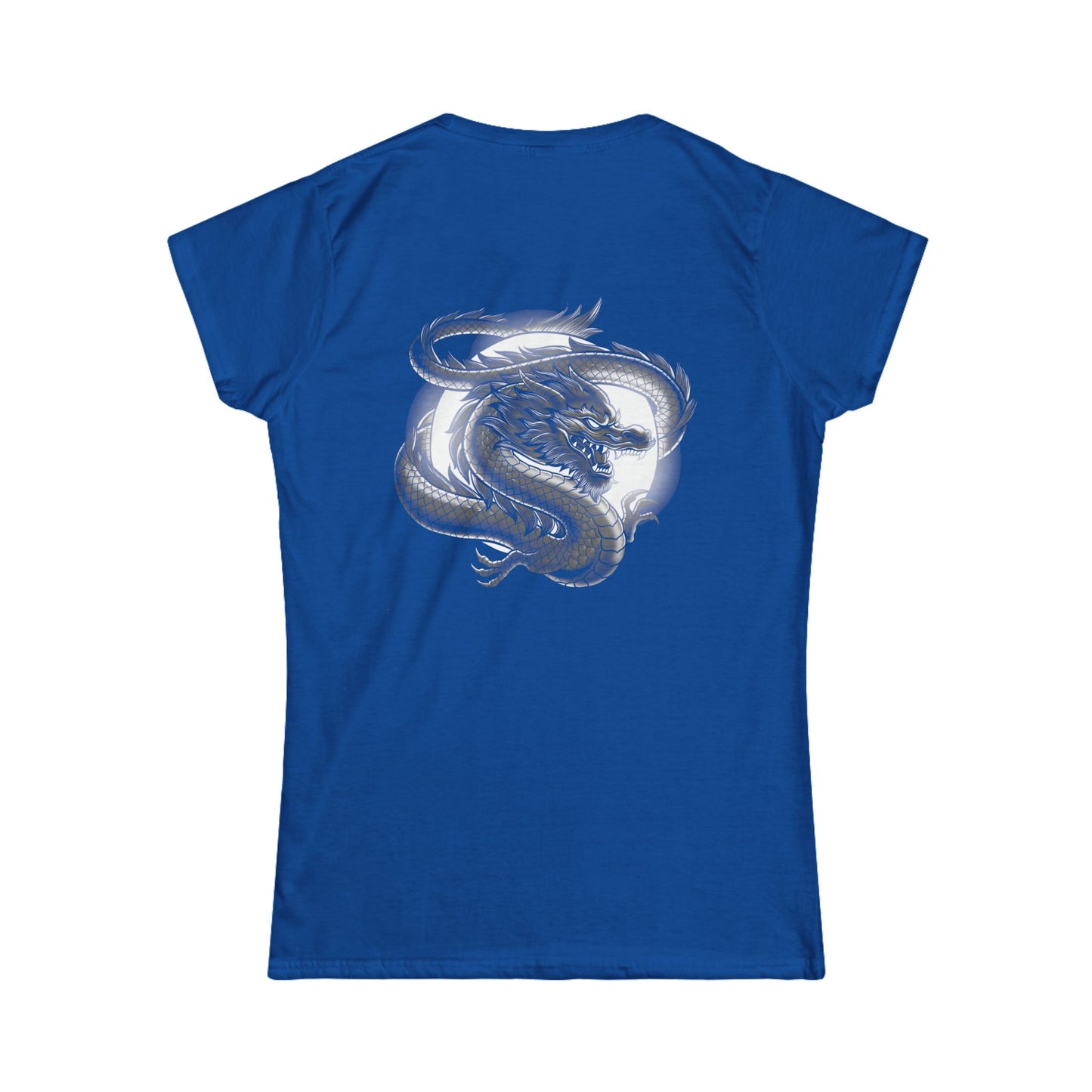 Women's T-Shirt - Moon Dragon - Power Elegance Softstyle Tee