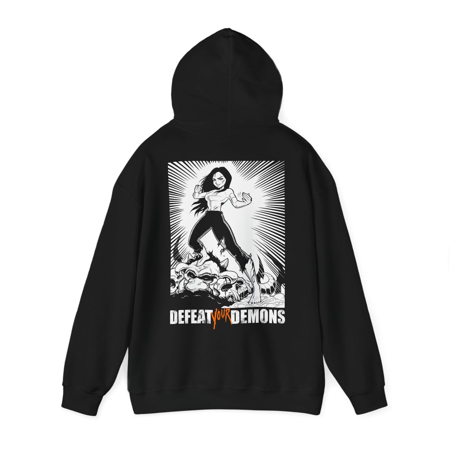 Defeat Your Demons - Unisex "Lyz Hero" Hoody