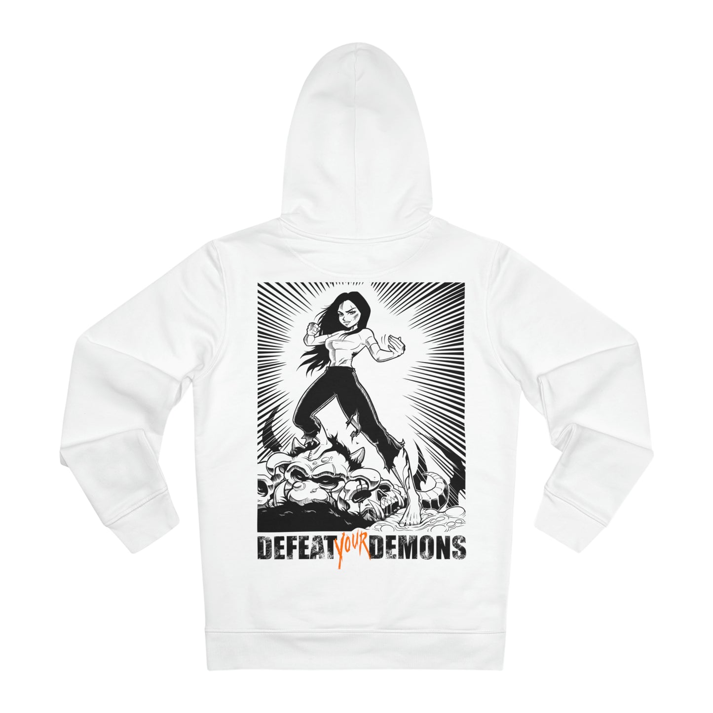 Defeat Your Demons - Unisex "Lyz Hero" Hoody