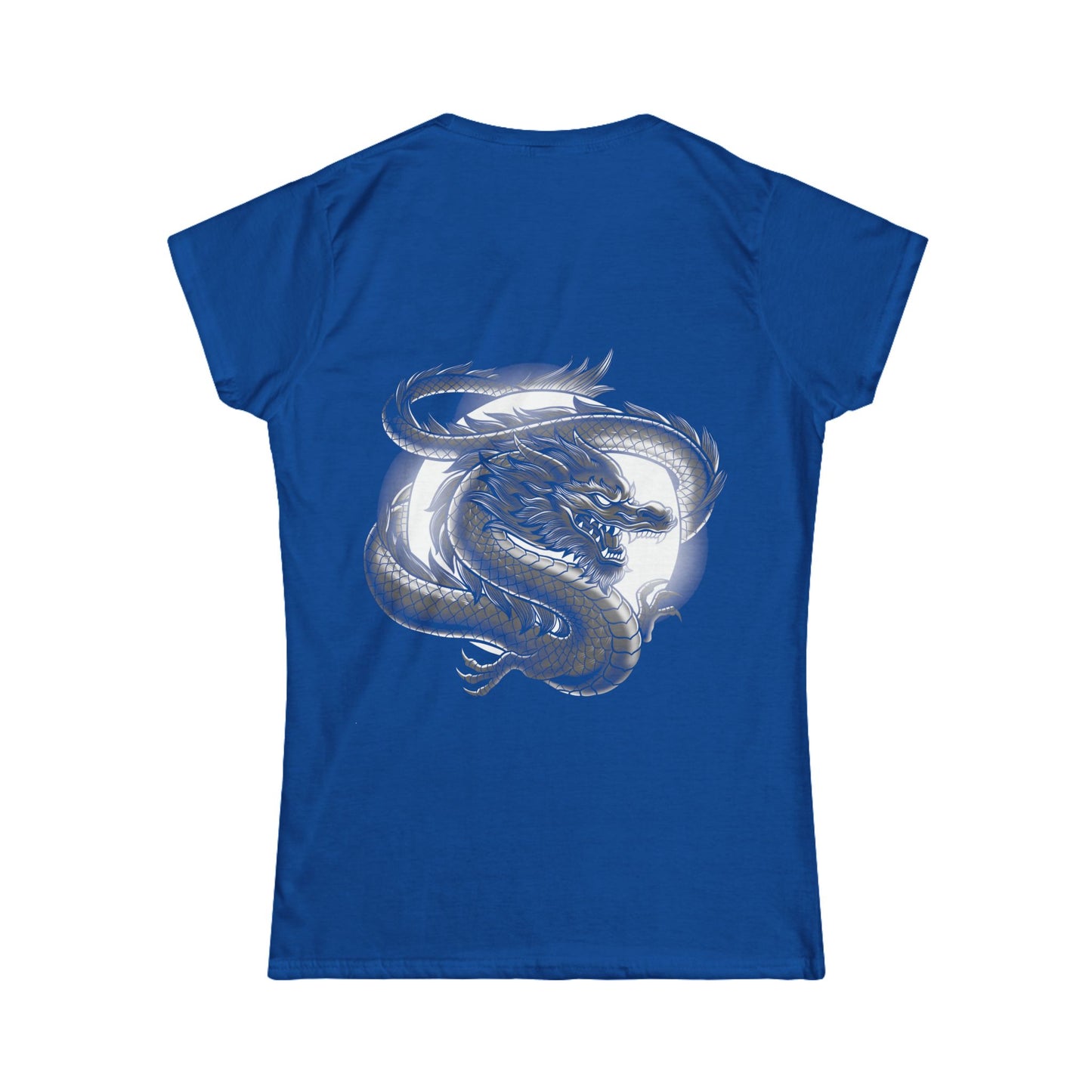 Women's T-Shirt - Moon Dragon - Power Elegance Softstyle Tee