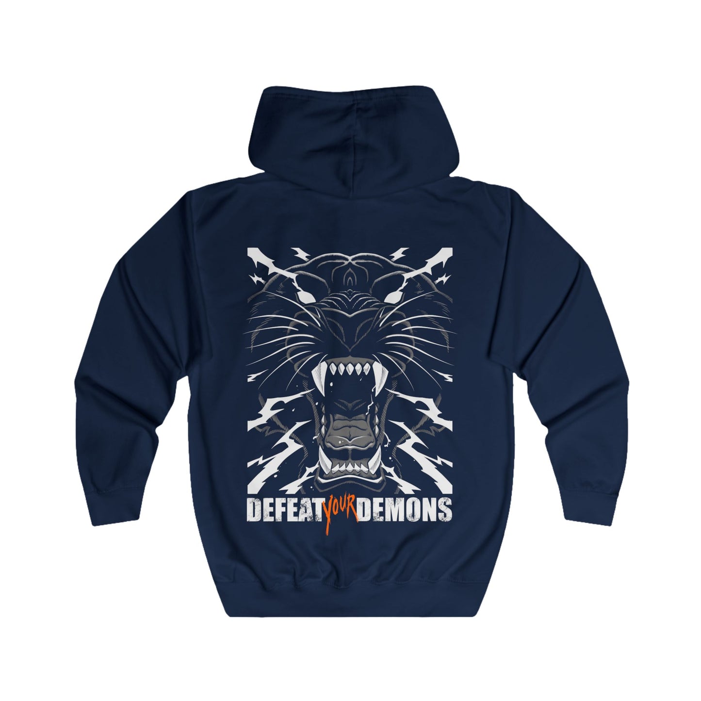 Defeat Your Demons - 'Black Lightning' Panther - Zipper Vest