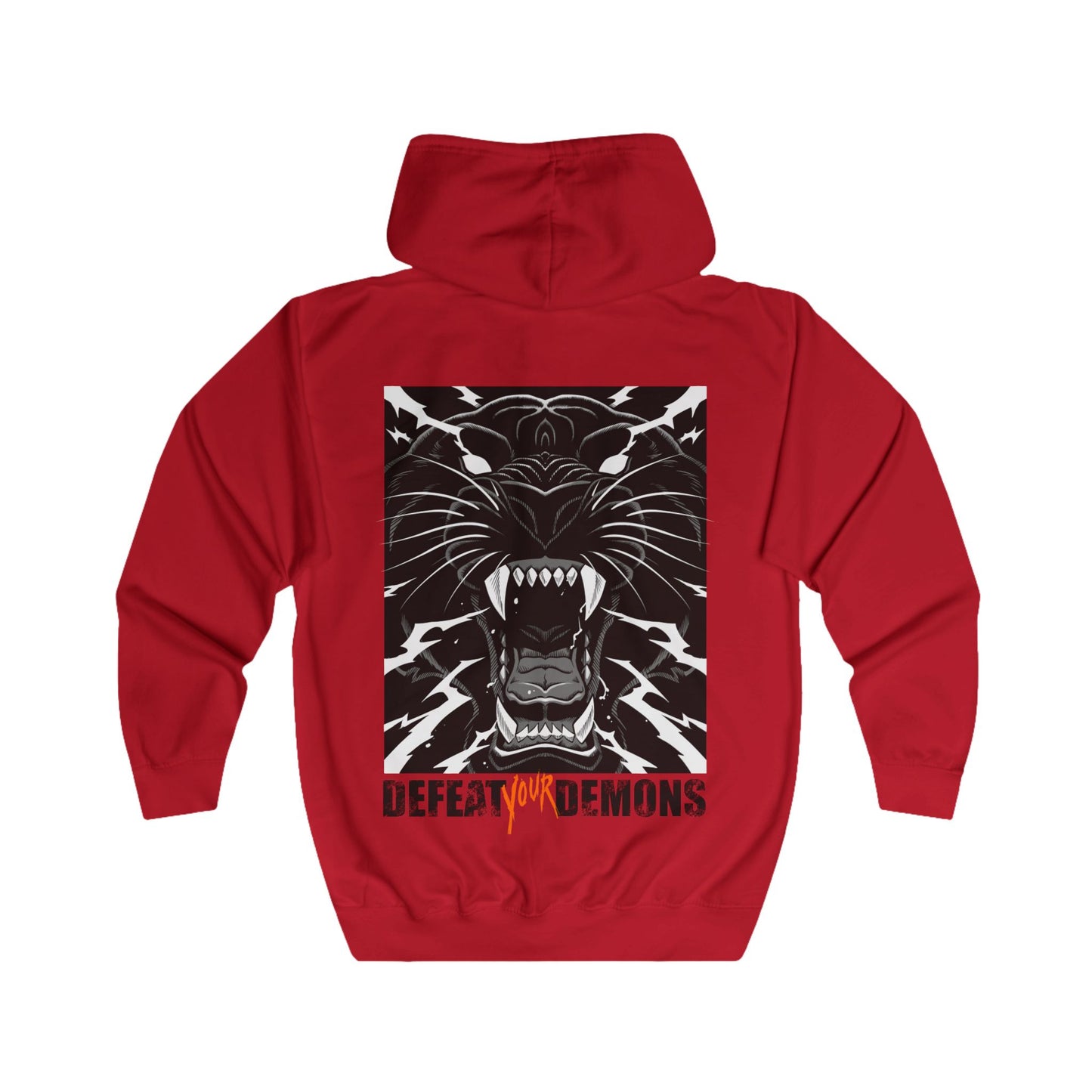 Defeat Your Demons - 'Black Lightning' Panther - Zipper Vest