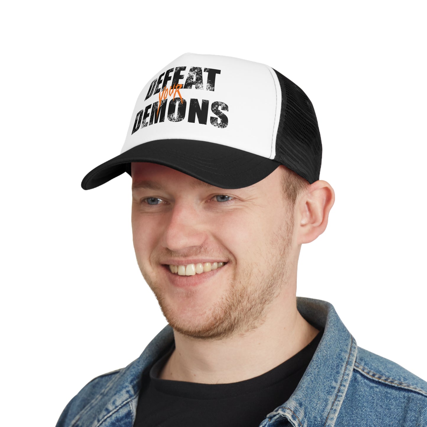 Defeat Your Demons -Mesh Cap